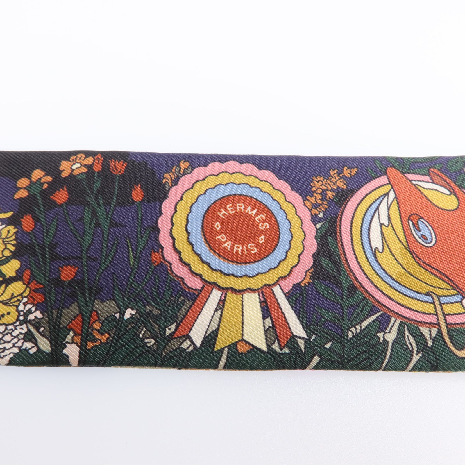 HERMES 【激減優惠】絲質Twilly絲巾