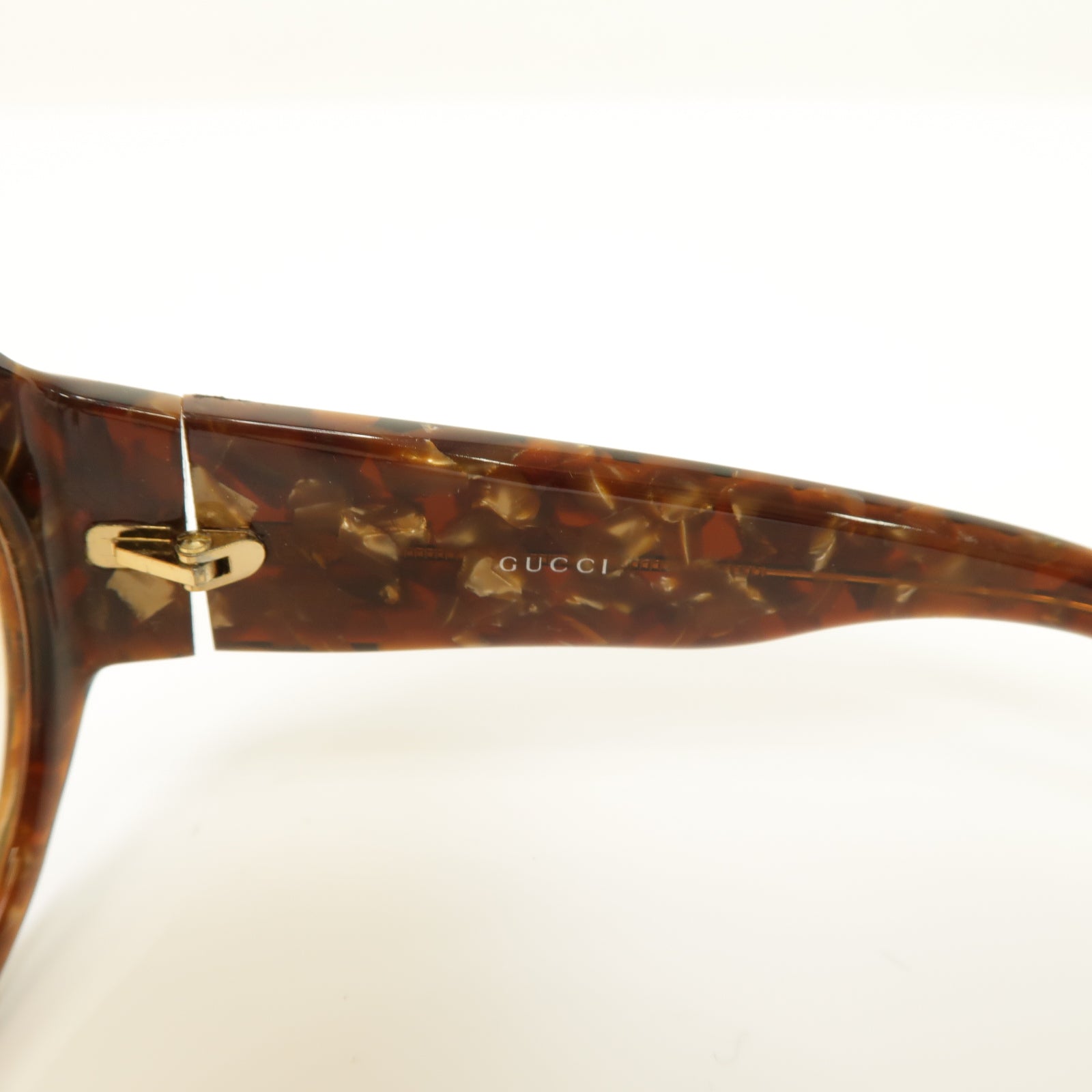 GUCCI PVC Sunglasses太陽眼鏡棕色