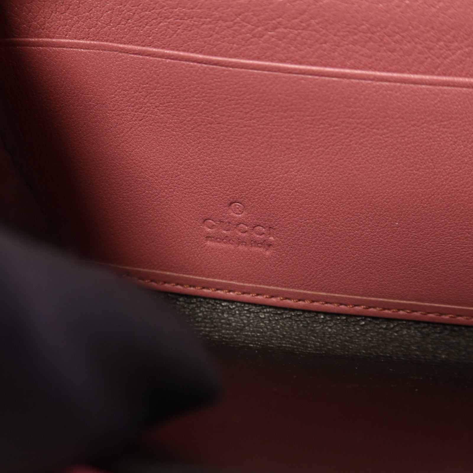 GUCCI 牛皮皮革Long Wallet金扣長錢包