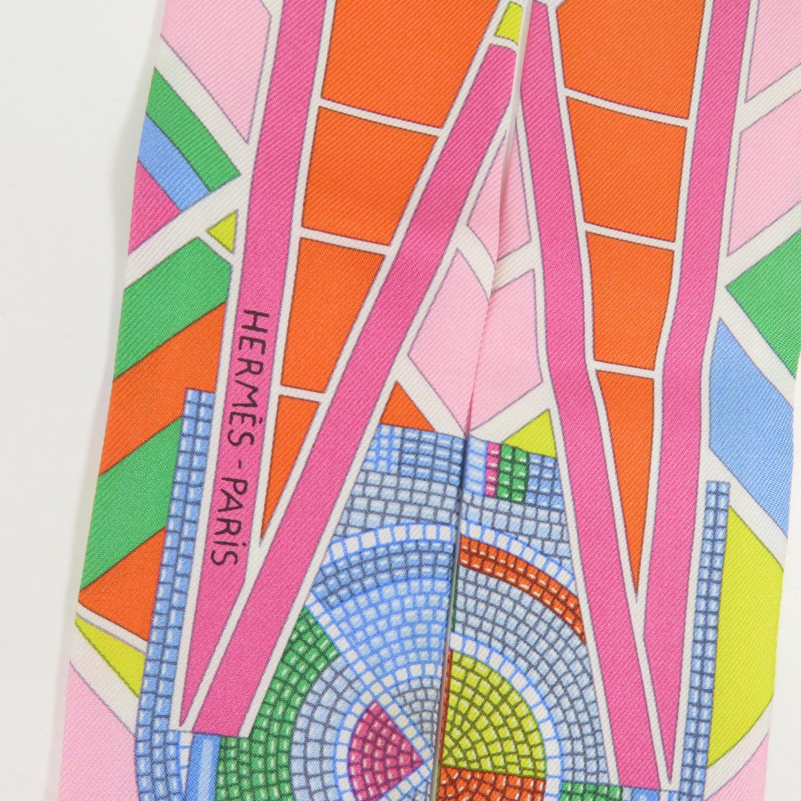 HERMES 絲質Twilly絲巾