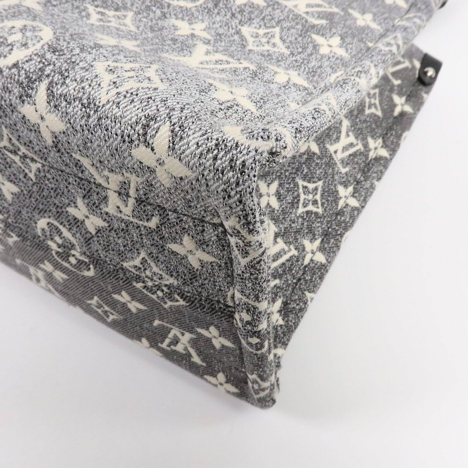 LOUIS VUITTON Jaguar Denim On The Go MM手挽肩背兩用袋