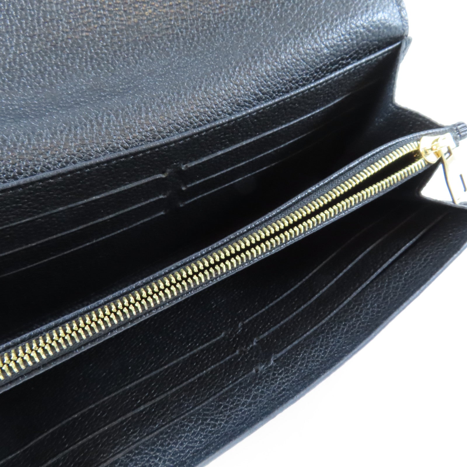 LOUIS VUITTON 【激減優惠】Monogram Empreinte Long Wallet金扣錢包黑色