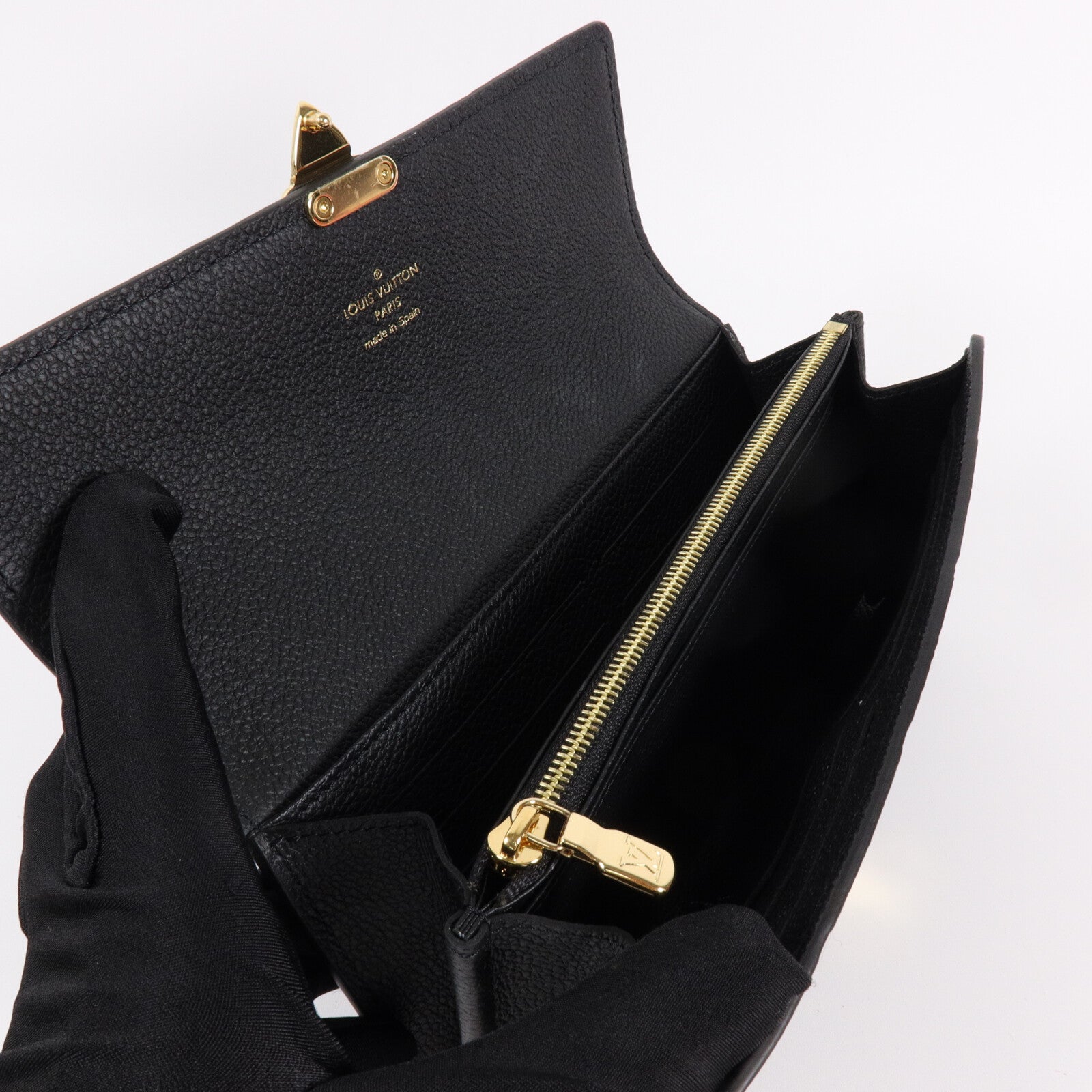 LOUIS VUITTON Monogram Empreinte Sarah Wallet長錢包