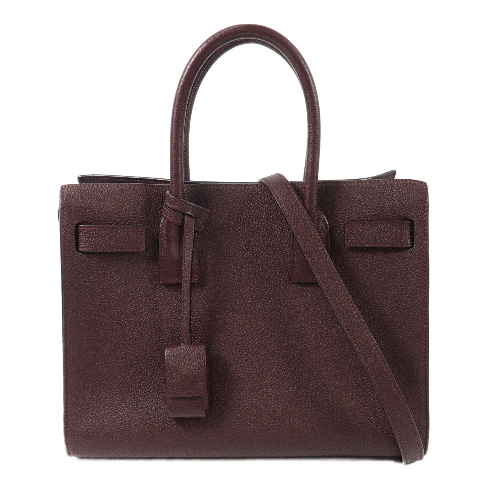 YVES SAINT LAURENT 牛皮皮革Sac De Jour Nano手挽肩背兩用袋