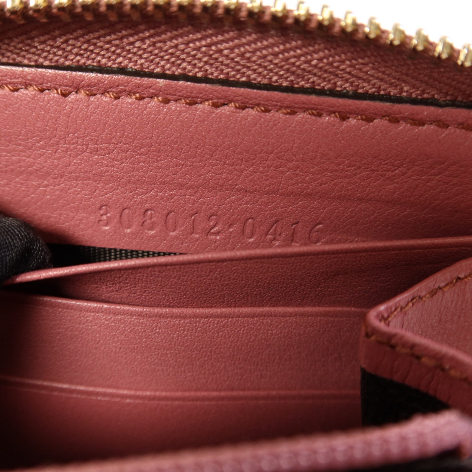 GUCCI 牛皮皮革Long Wallet金扣長錢包