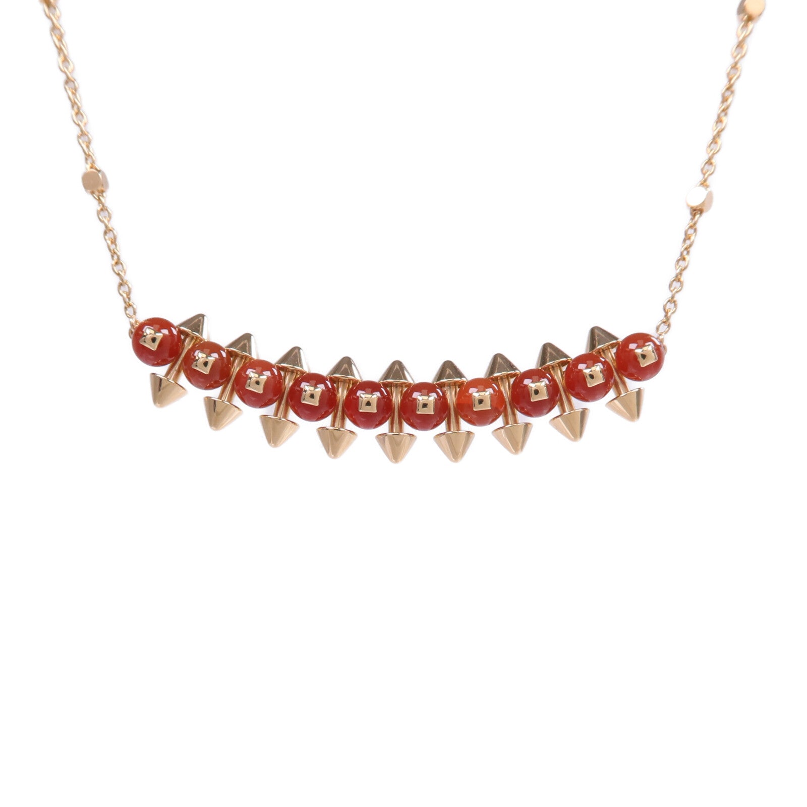 CARTIER 【激減優惠】18K玫瑰金Clash de Cartier Pendant紅瑪瑙項鍊