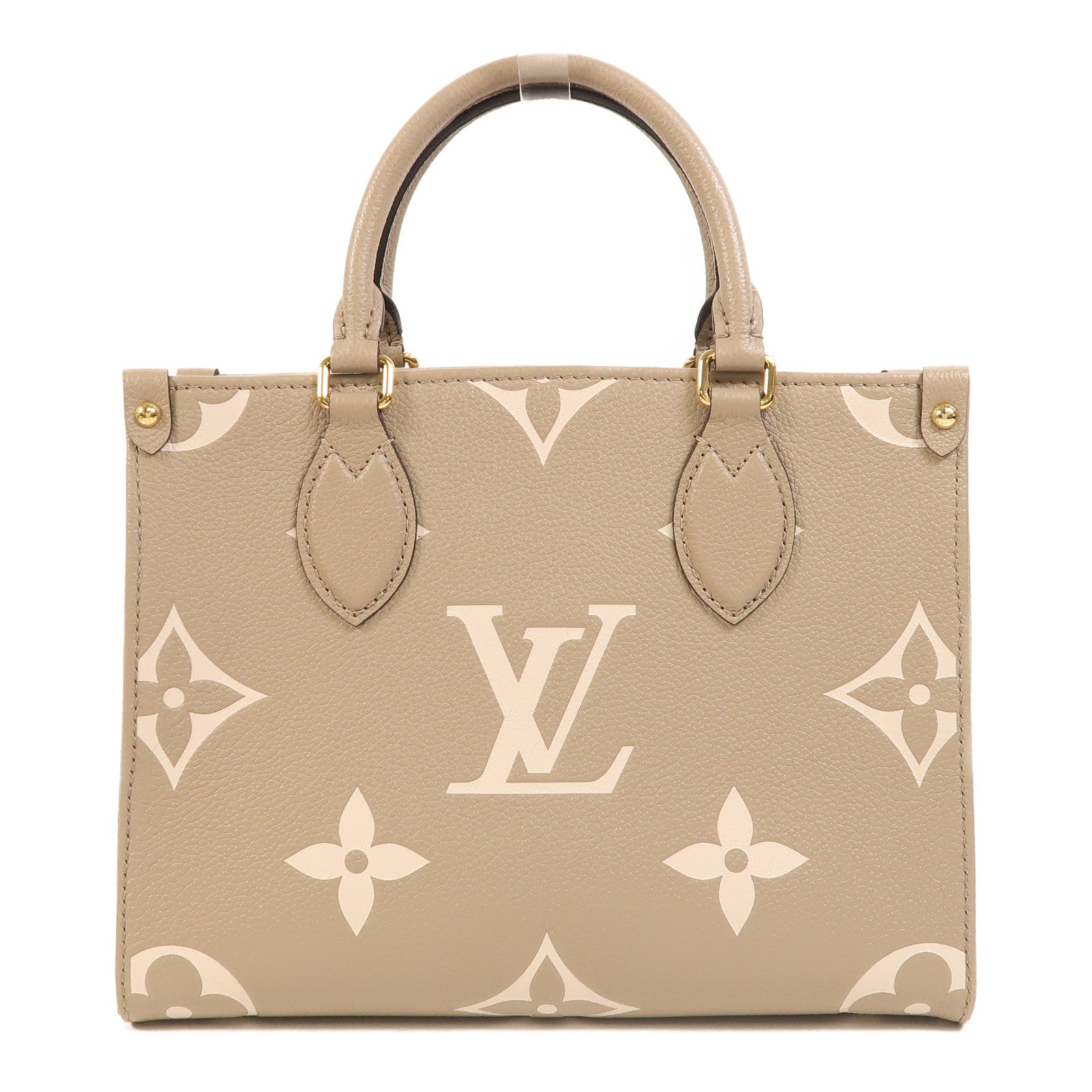 LOUIS VUITTON Monogram Empreinte OnTheGo PM金扣手挽袋