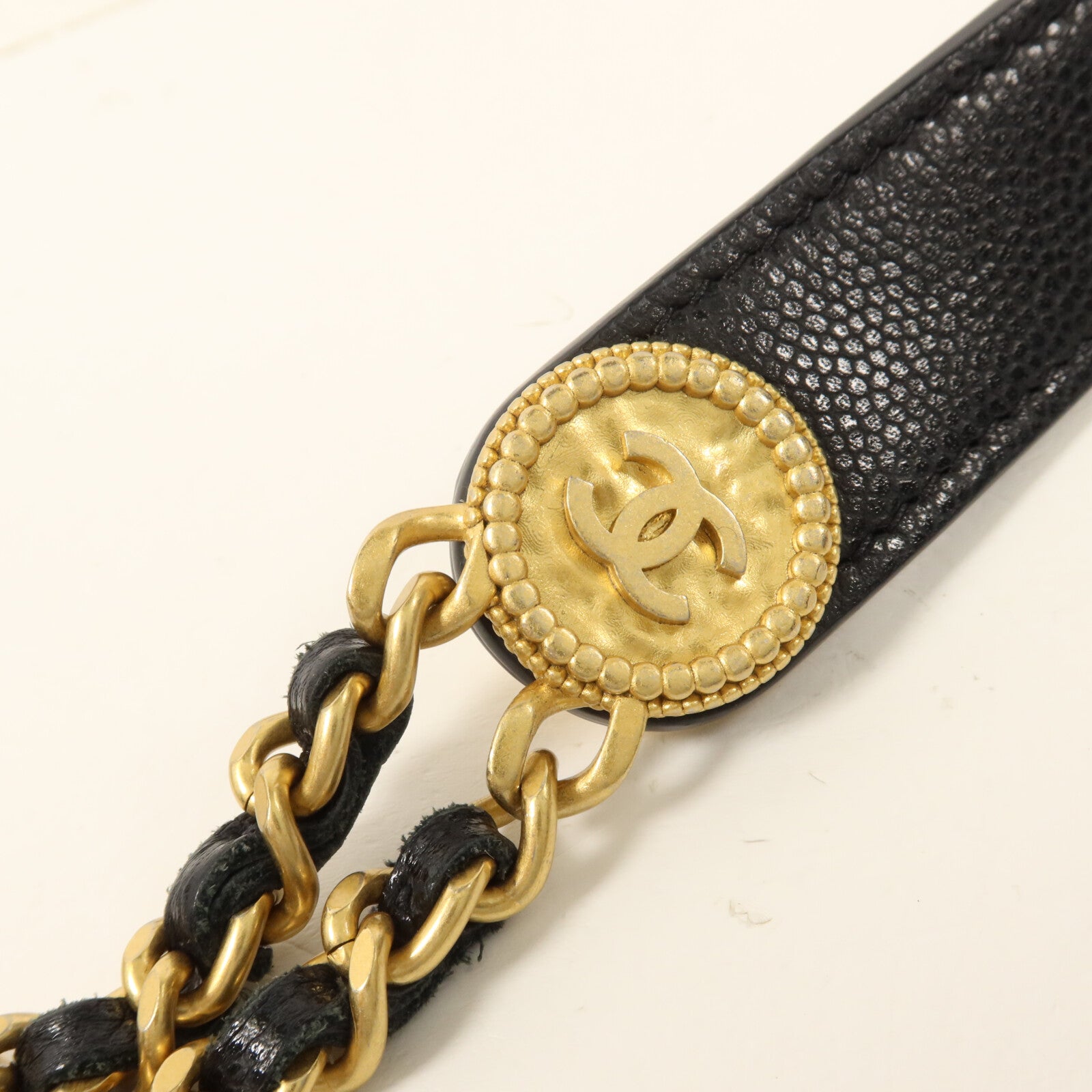 CHANEL 牛皮皮革Wallet On Chain鏈帶肩背袋