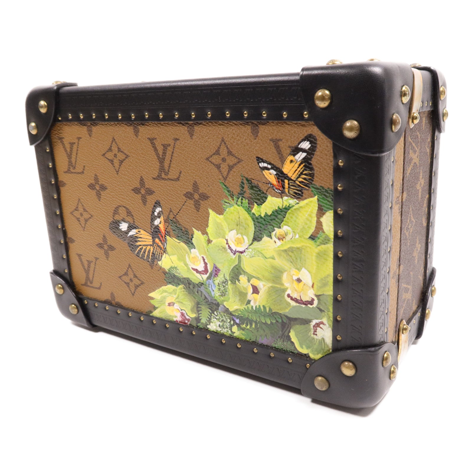 LOUIS VUITTON Monogram Coffret Tresor 24金扣行李箱