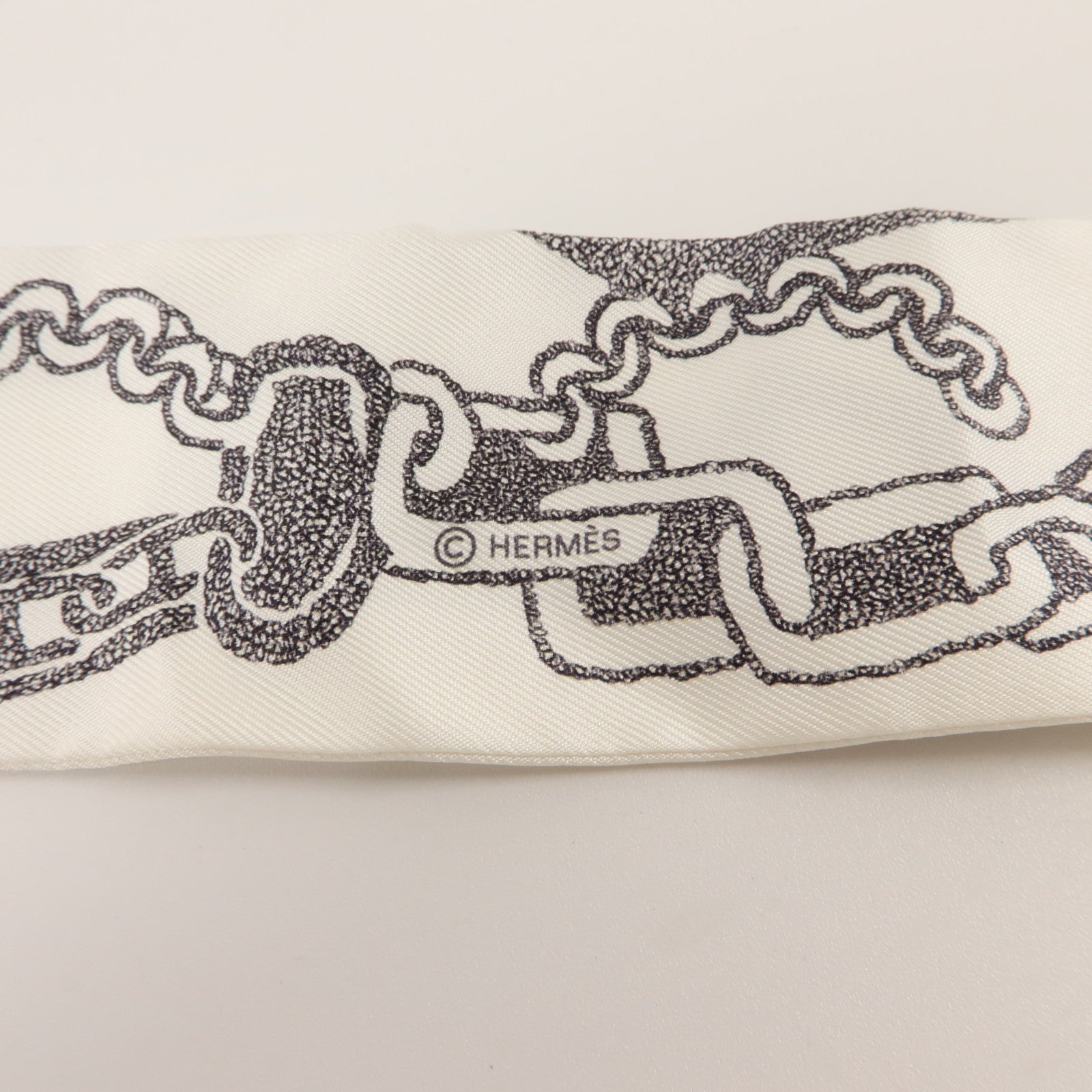 HERMES 絲質Twilly絲巾