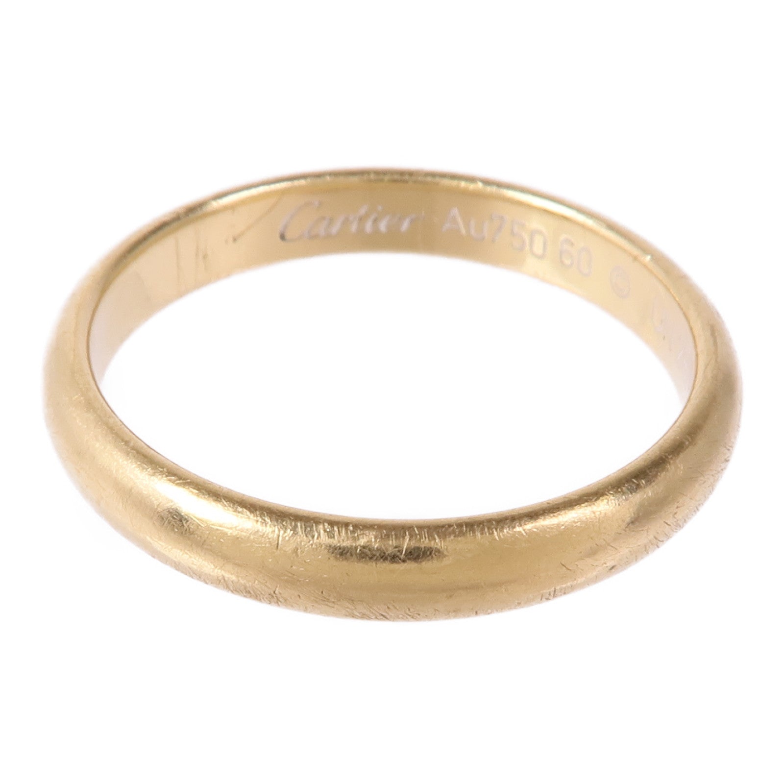 CARTIER 18K黃金1895 Wedding Ring戒指Cartier#60/US#9
