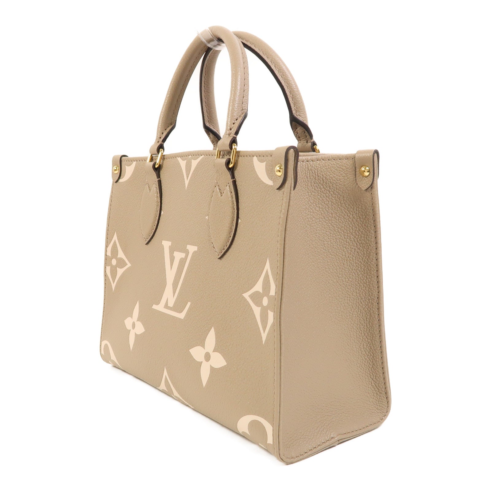 LOUIS VUITTON Monogram Empreinte OnTheGo PM金扣手挽袋