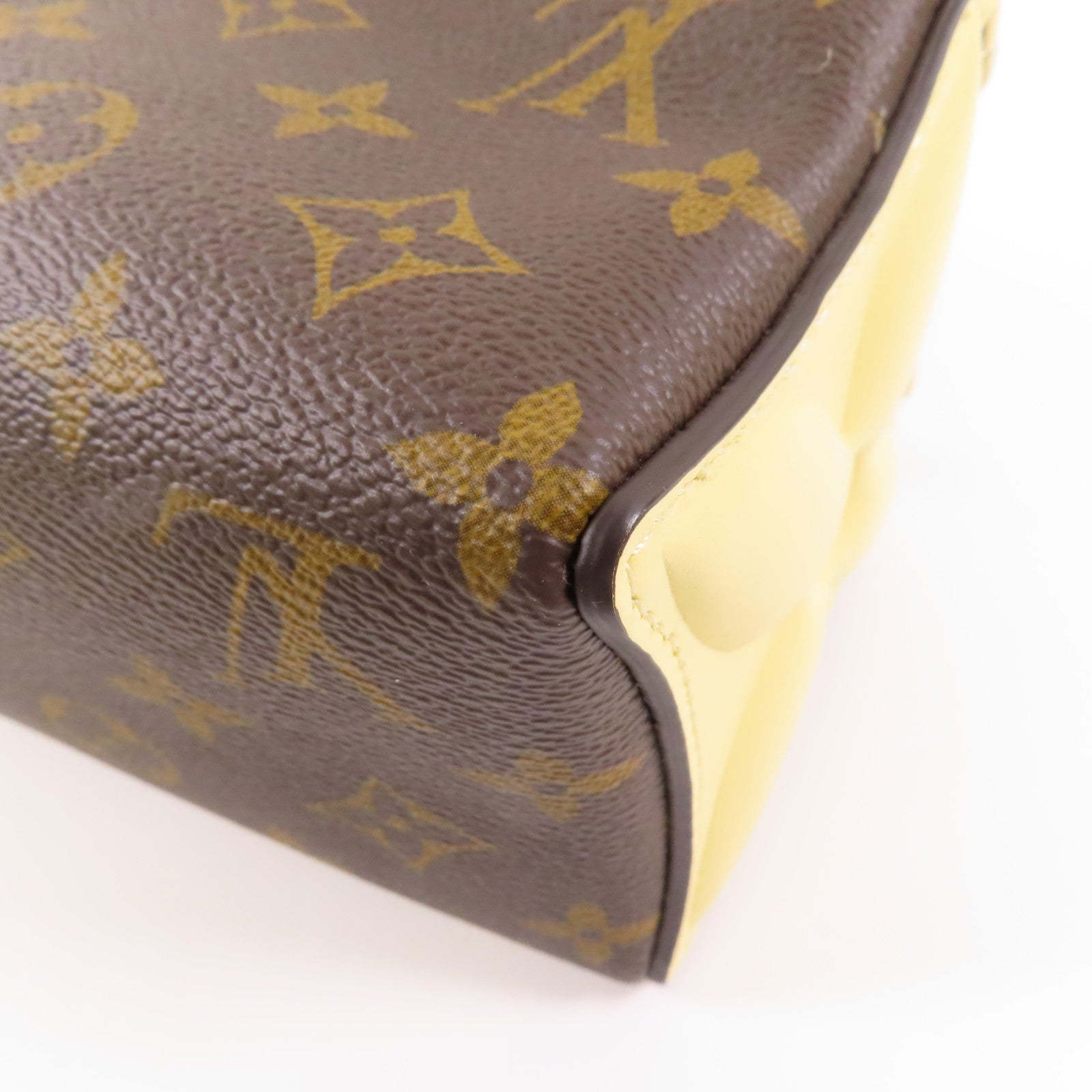LOUIS VUITTON Monogram Bloom Pouch金扣手挽肩背兩用袋