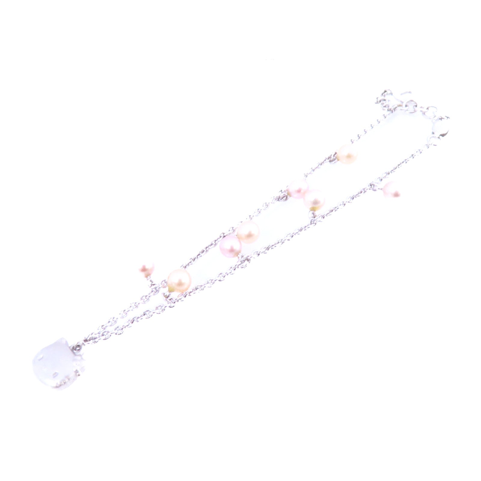 JEWELRY 18K白金Hello Kitty Charm Bracelet手鏈