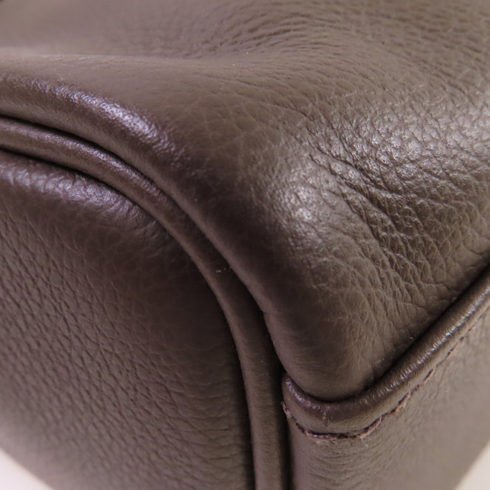 HERMES Evercolor皮革Kelly Messenger Bag PM銀扣肩背袋Ecorce樹皮色
