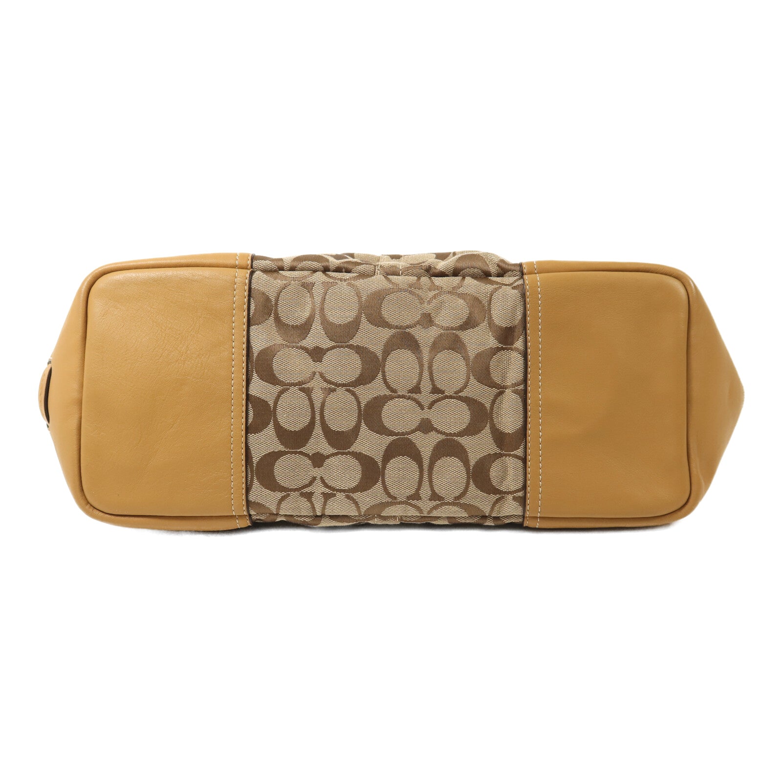 COACH 【激減優惠】帆布2 Way Shoulder銀扣手挽肩背兩用袋
