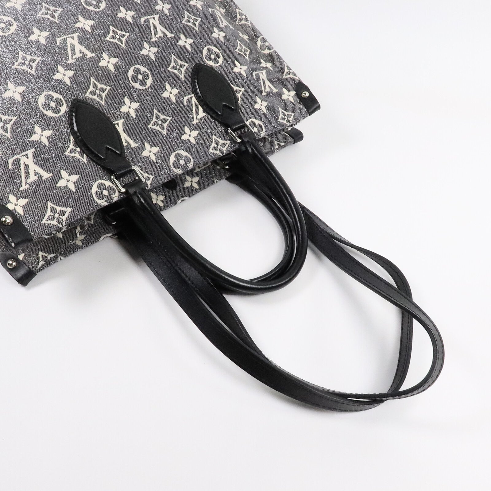 LOUIS VUITTON Jaguar Denim On The Go MM手挽肩背兩用袋