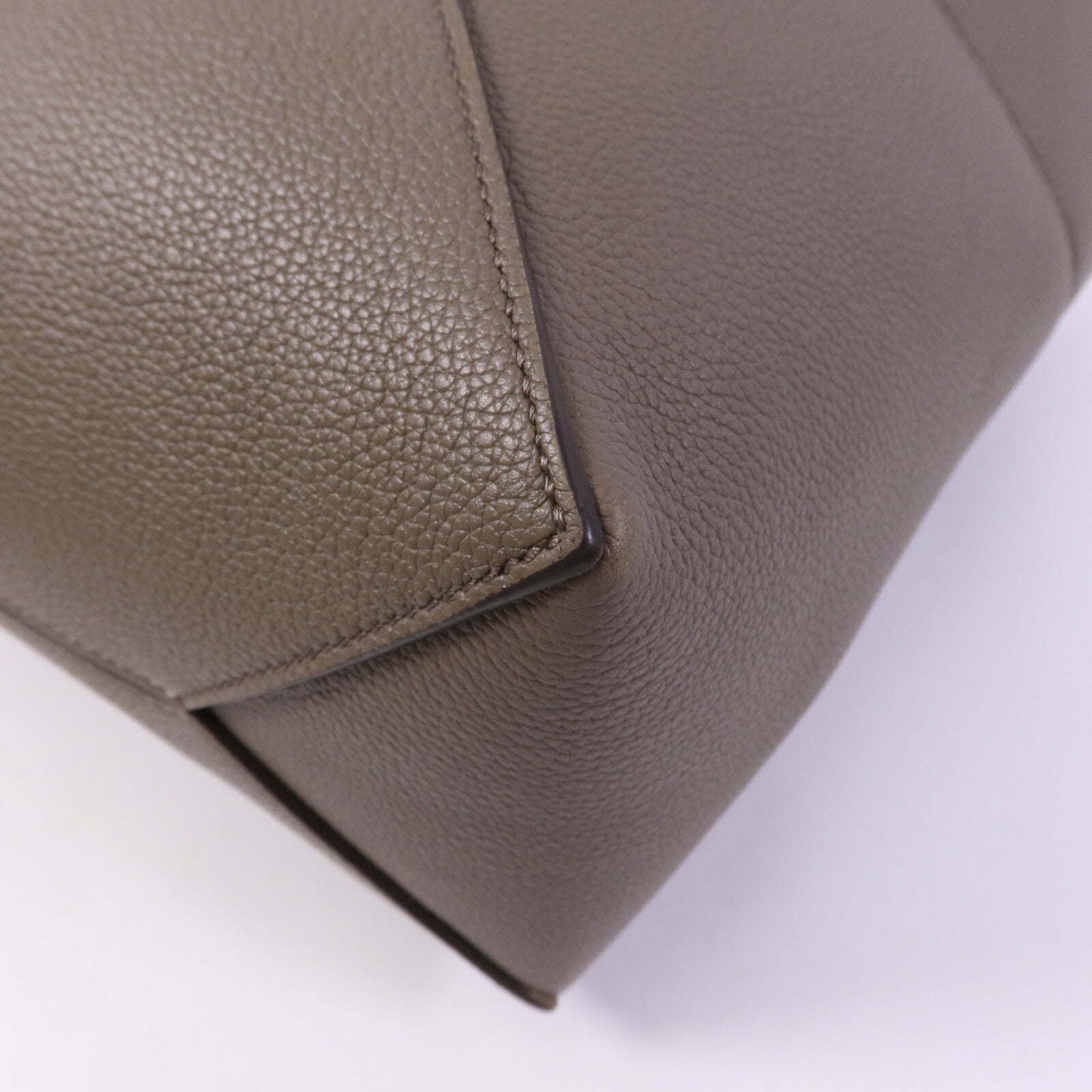 LOEWE 牛皮皮革Puzzle Fold金扣手挽袋
