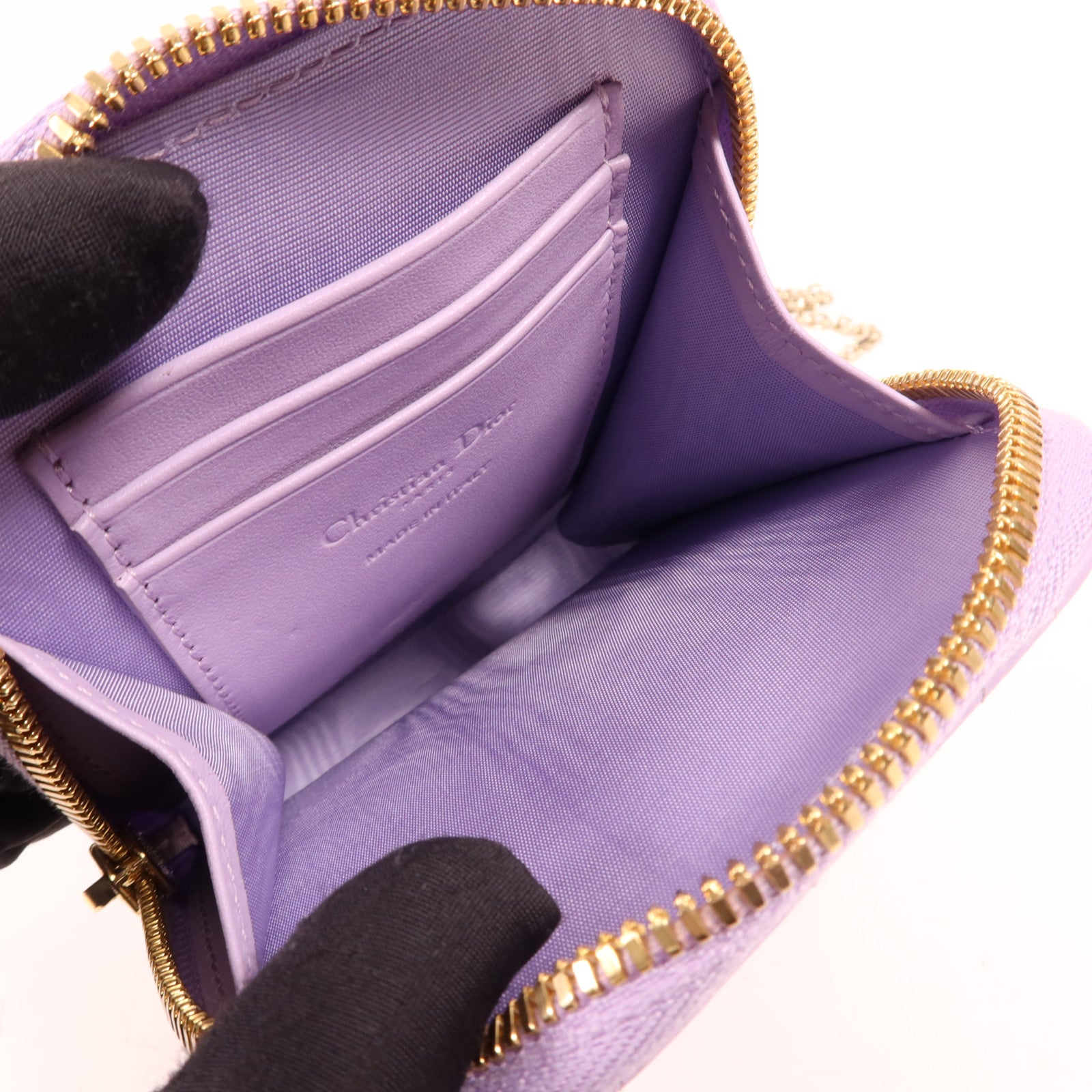 Dior 牛皮皮革2 Way Shoulder金扣手挽肩背兩用袋