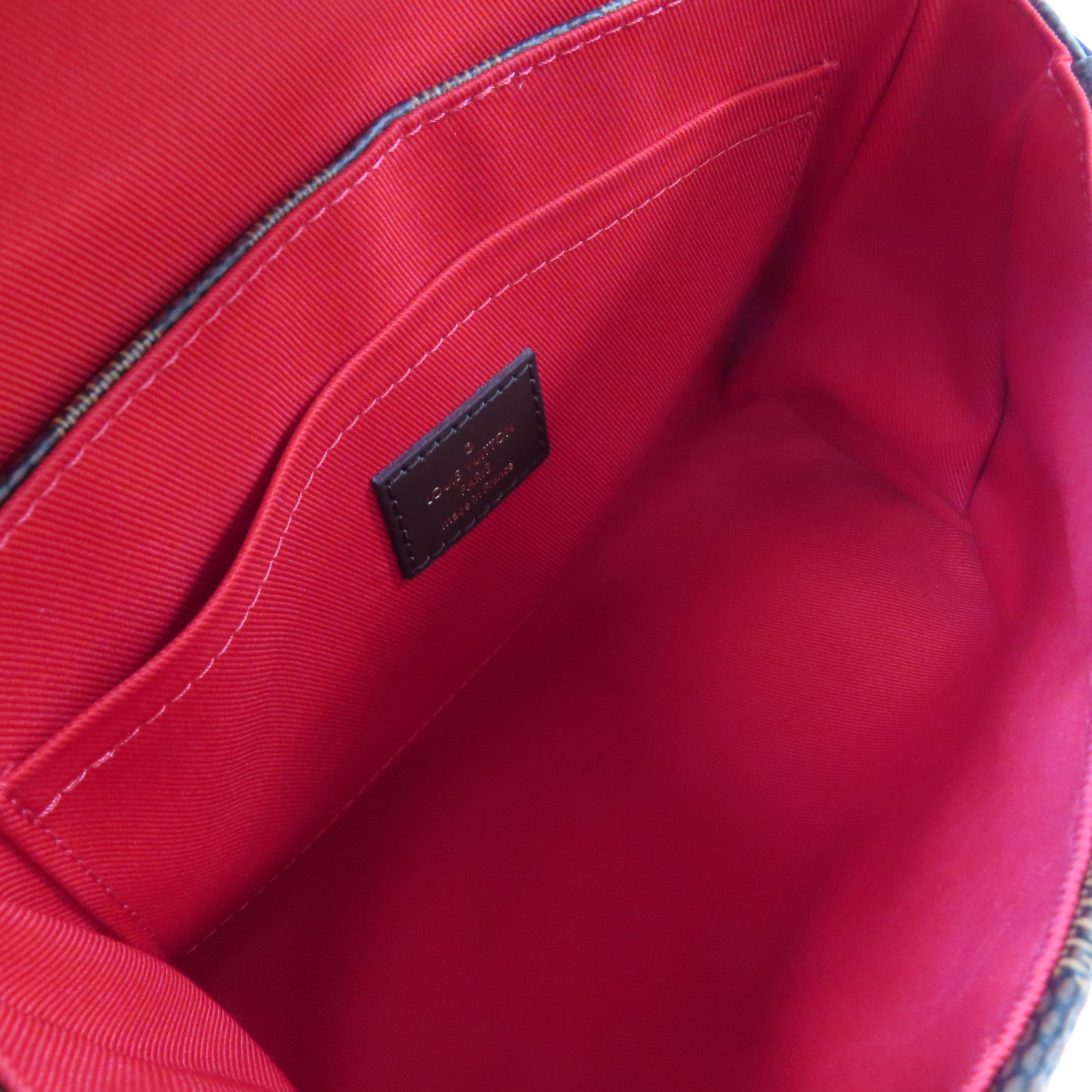 LOUIS VUITTON Damier Ebene Croisette 2Way Shoulder Bag金扣手挽肩背兩用袋啡色