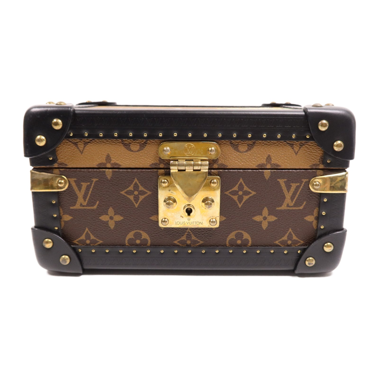 LOUIS VUITTON Monogram Coffret Tresor 24金扣行李箱