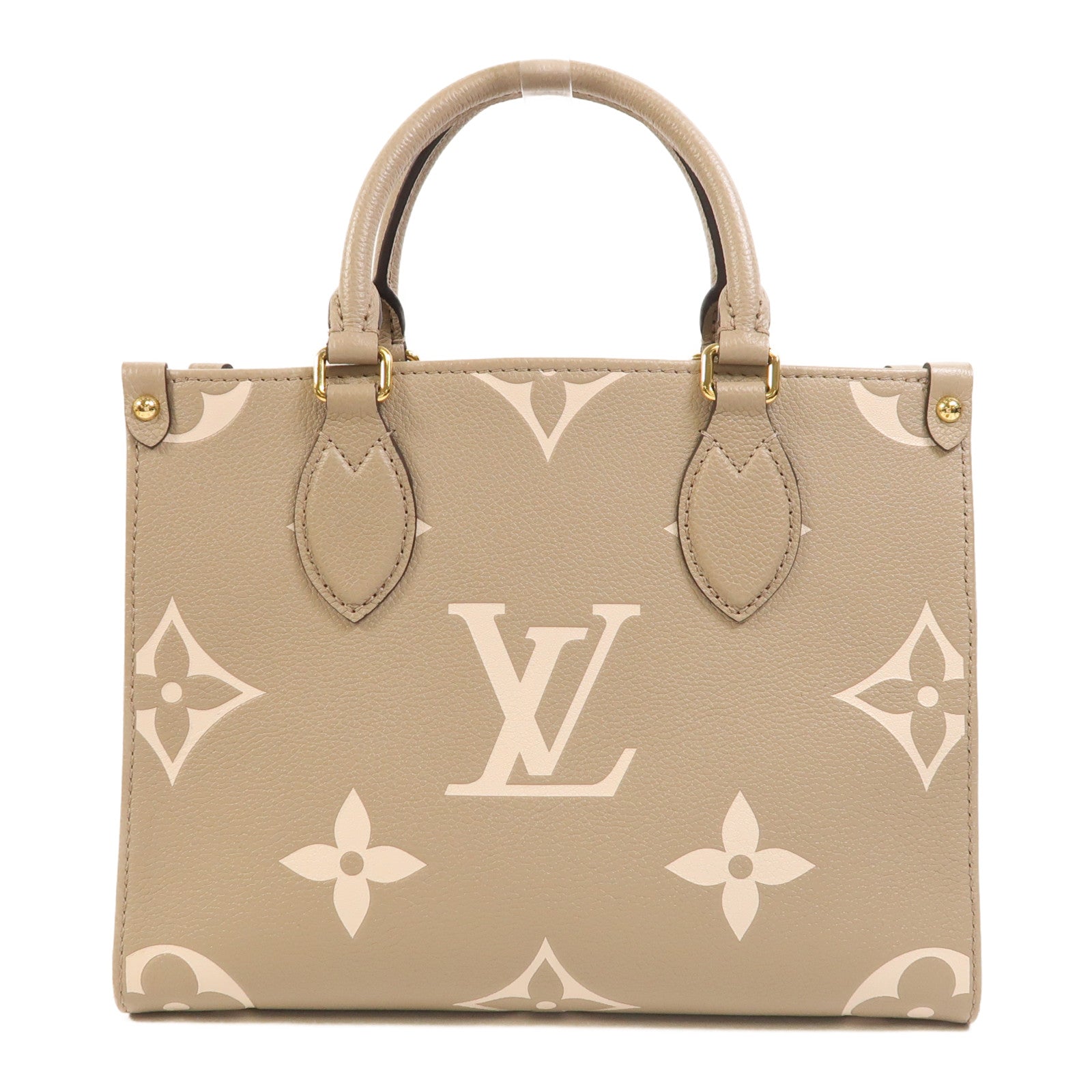 LOUIS VUITTON Monogram Empreinte OnTheGo PM金扣手挽袋