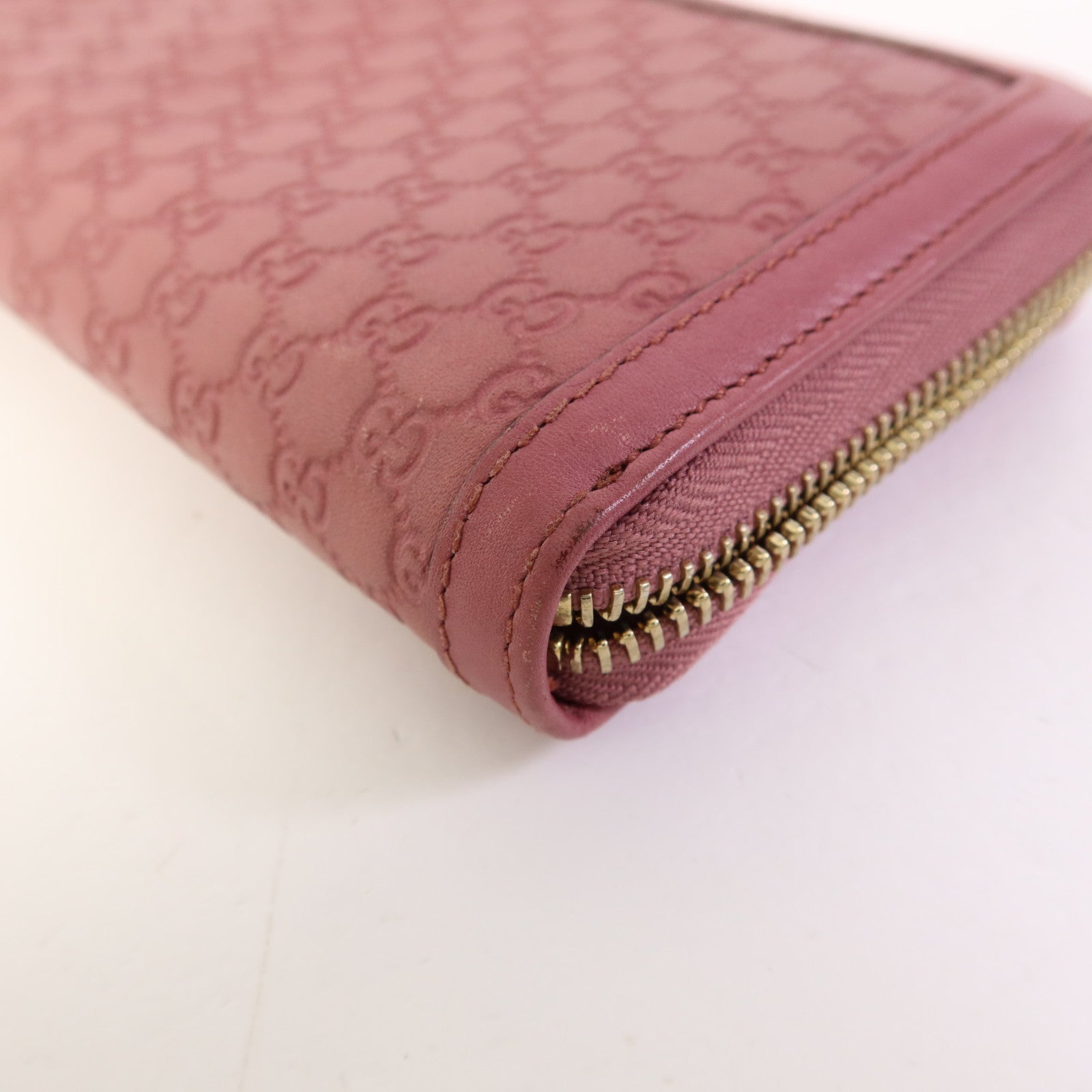 GUCCI 牛皮皮革Long Wallet金扣長錢包