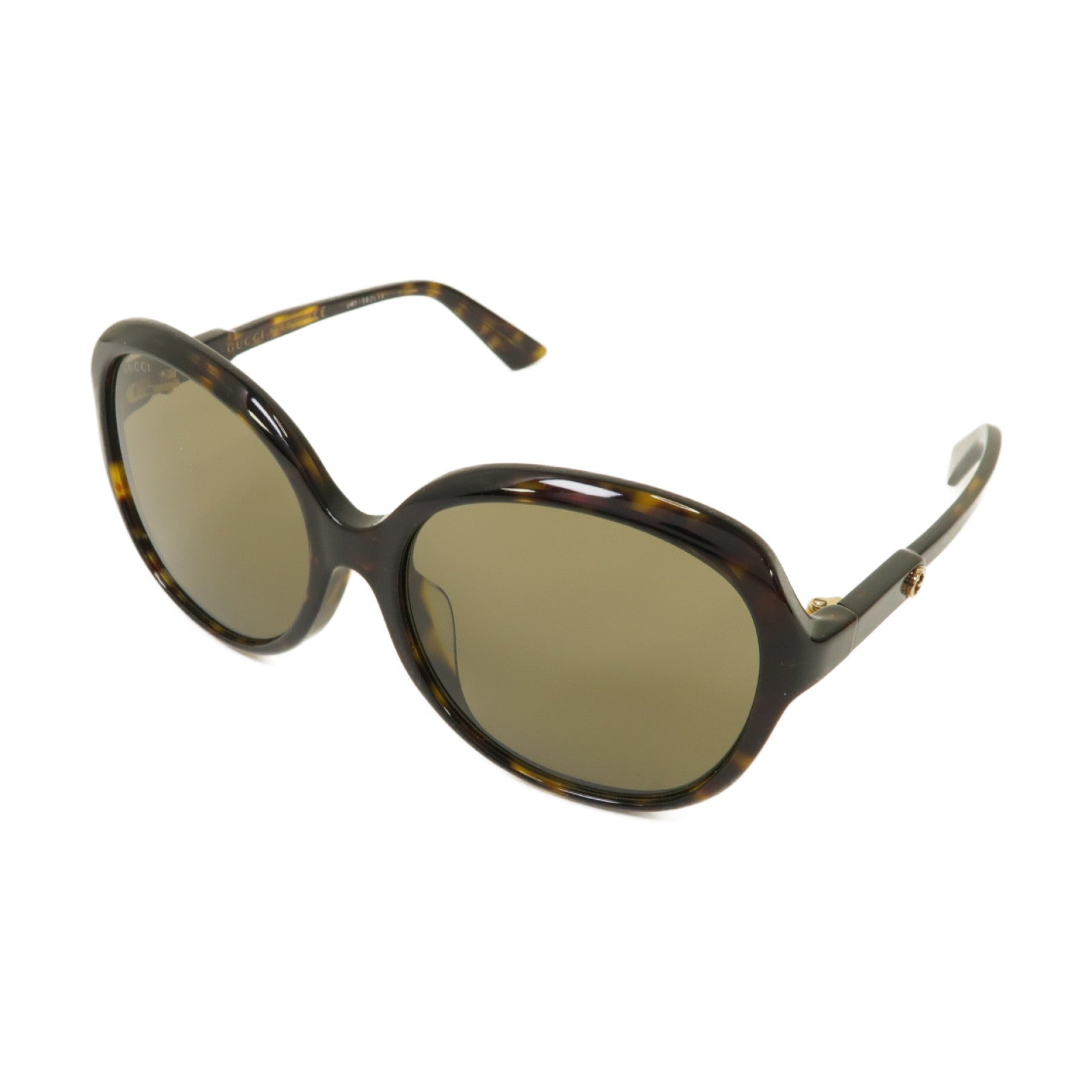 GUCCI PVC Sunglasses太陽眼鏡棕色
