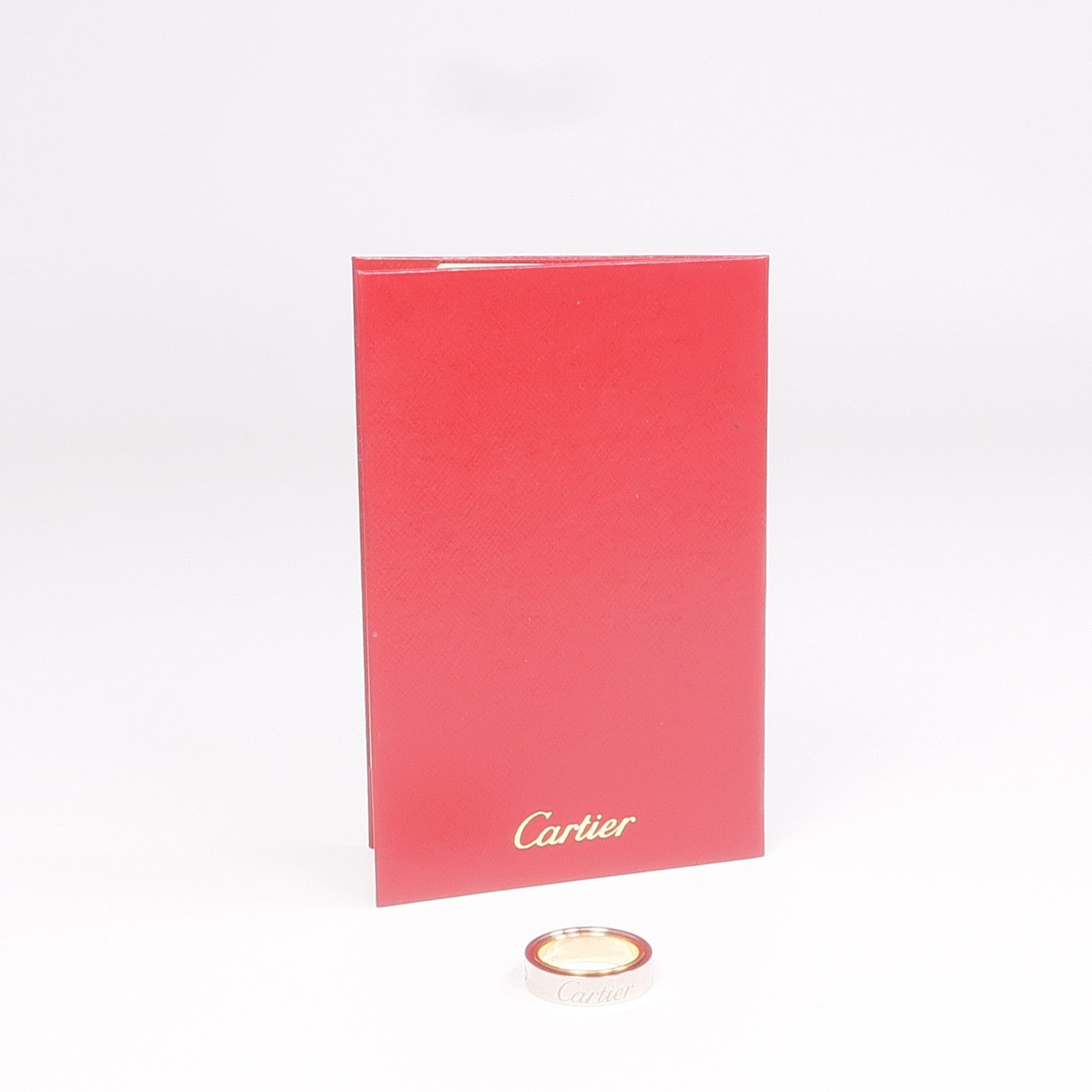 CARTIER 18K白金/玫瑰金Secret Love Ring戒指Cartier#55/US#7.25