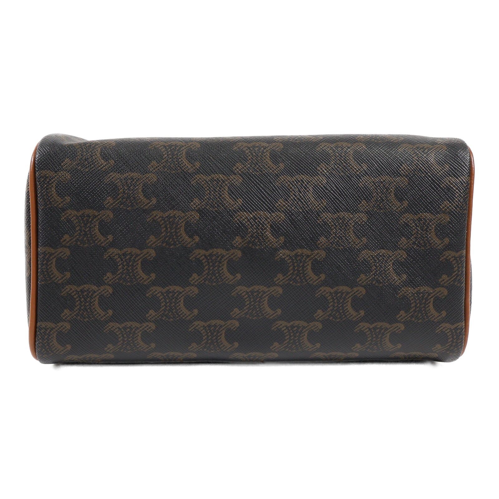 CELINE 塗層帆布Small Boston金扣手挽肩背兩用袋