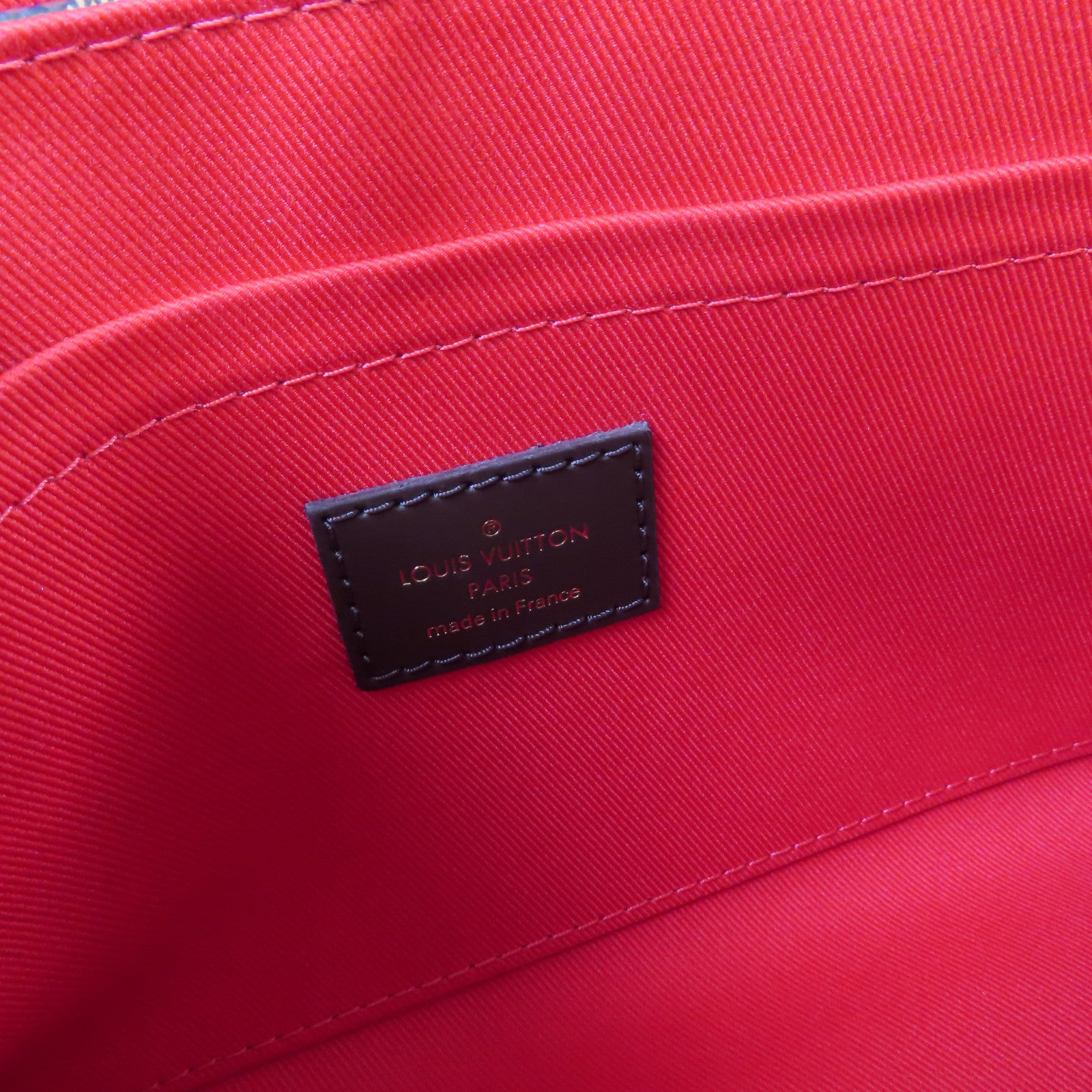 LOUIS VUITTON Damier Ebene Croisette 2Way Shoulder Bag金扣手挽肩背兩用袋啡色