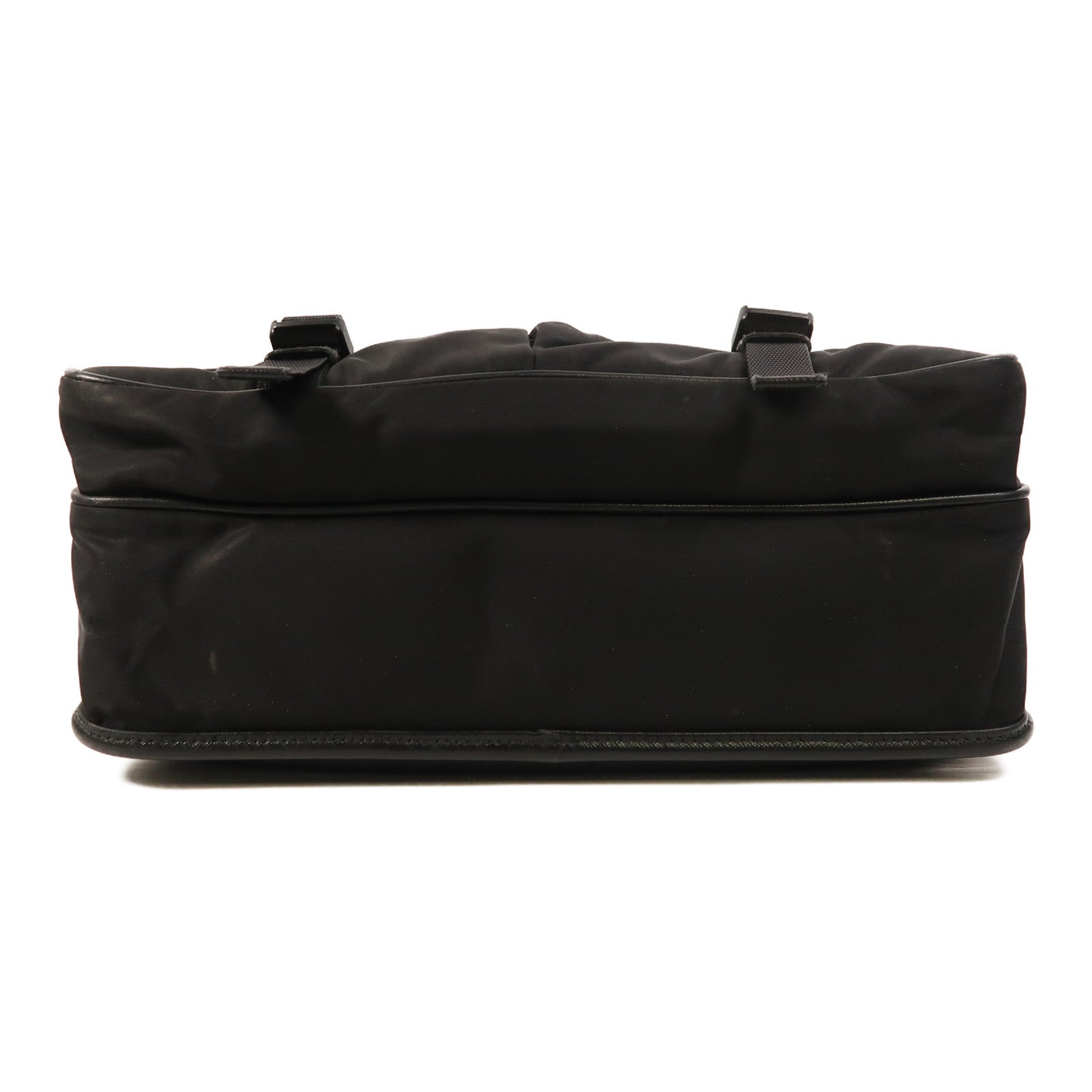 PRADA 尼龍Messenger Bag銀扣肩背袋