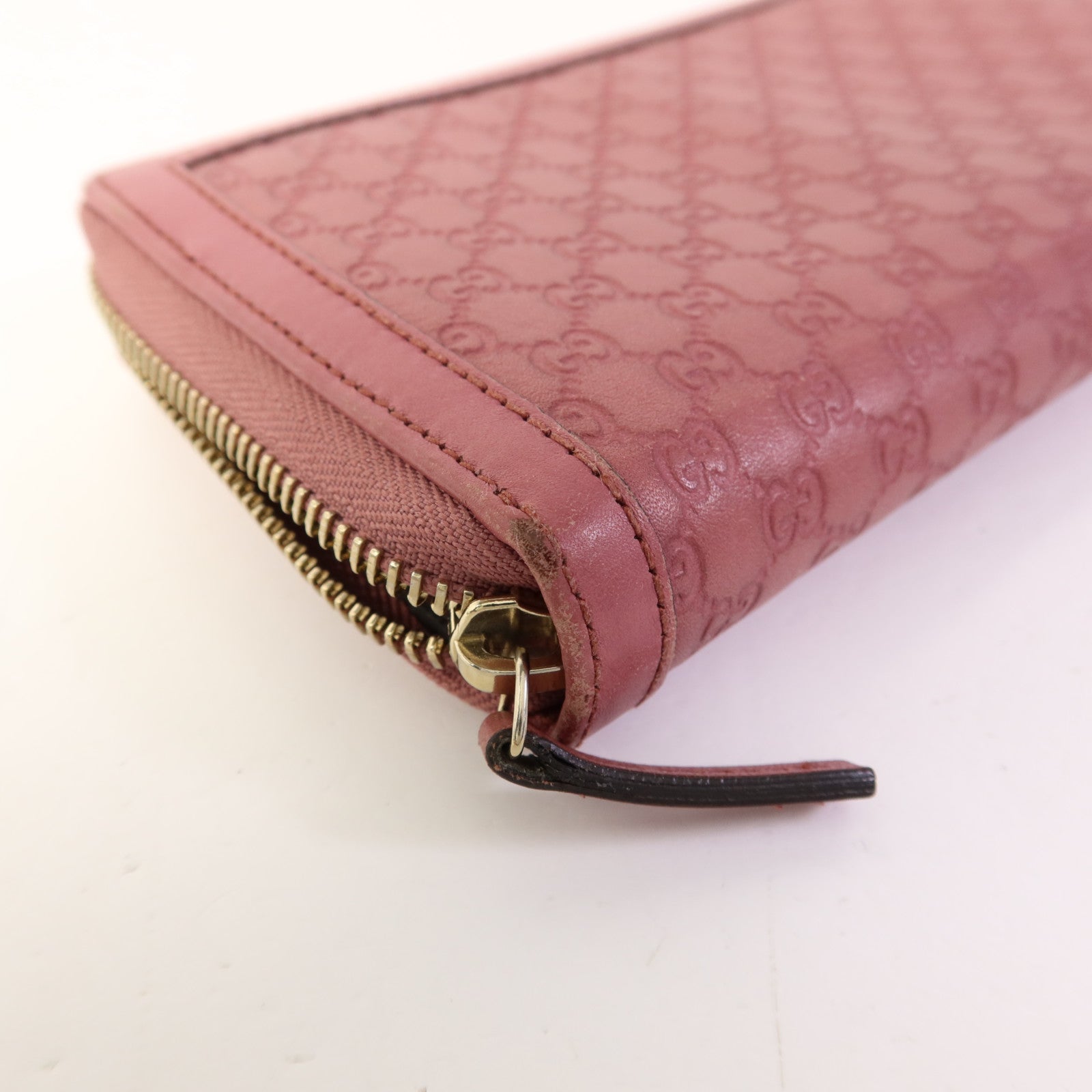 GUCCI 牛皮皮革Long Wallet金扣長錢包