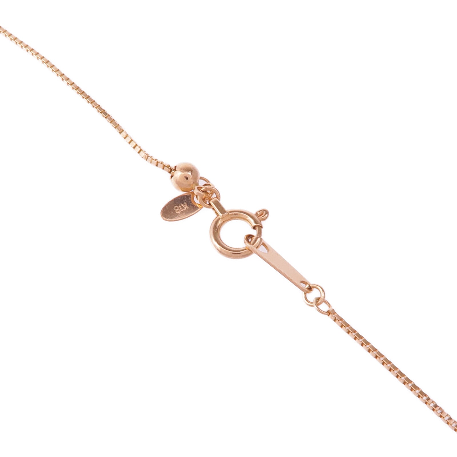 JEWELRY 18K玫瑰金Padparadscha Diamond Necklace帕帕拉恰/鑽石項鍊