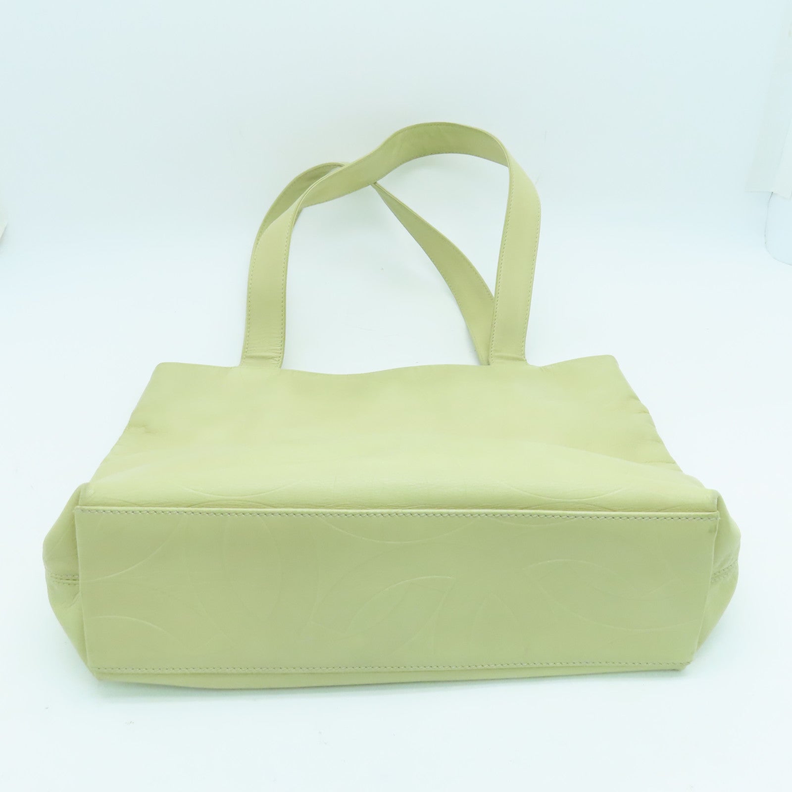 CHANEL 羊皮皮革Shoulder Bag肩背袋米色