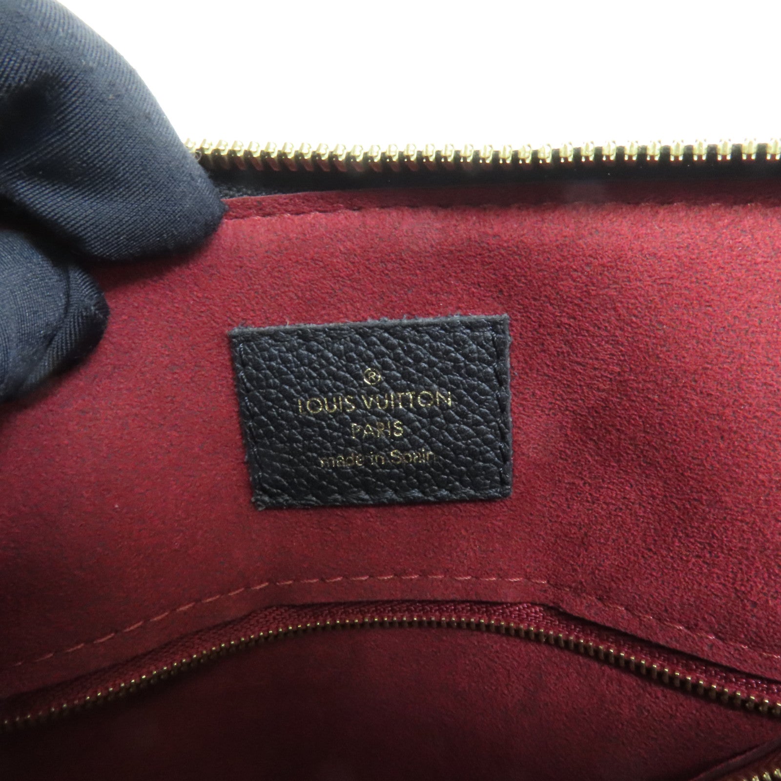 LOUIS VUITTON Monogram Empreinte Speedy Bandouliere 25金扣手挽肩背兩用袋
