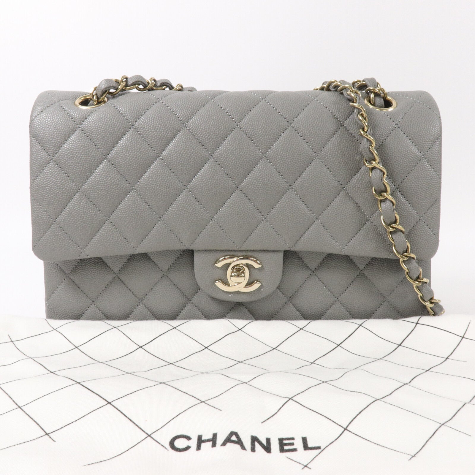 CHANEL 牛皮皮革Classic 25鏈帶肩背袋