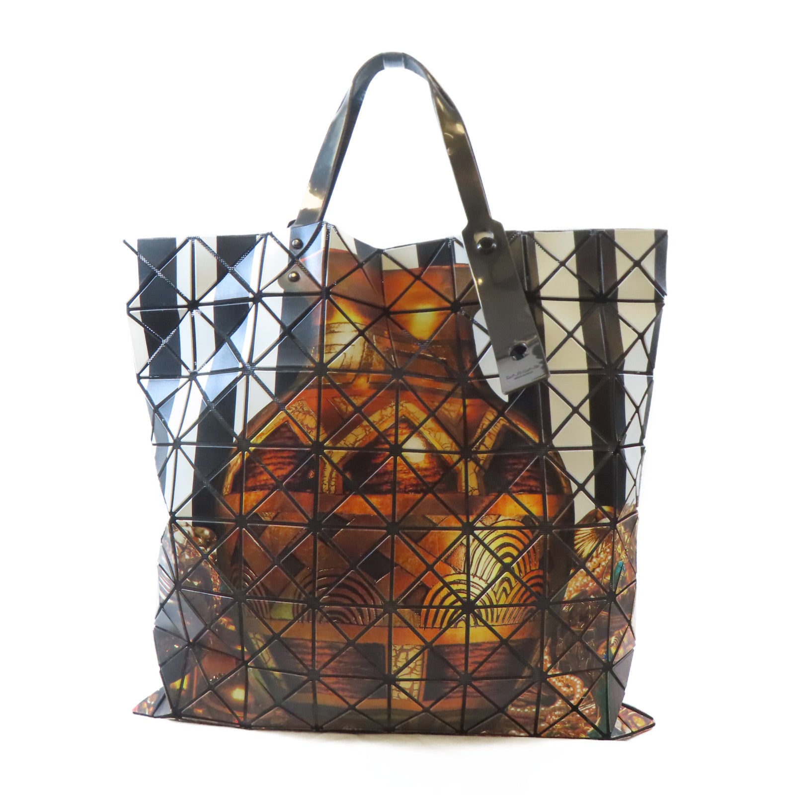 BAO BAO ISSEYMIYAKE PVC Tote Bag手挽袋黑色/白色/啡色