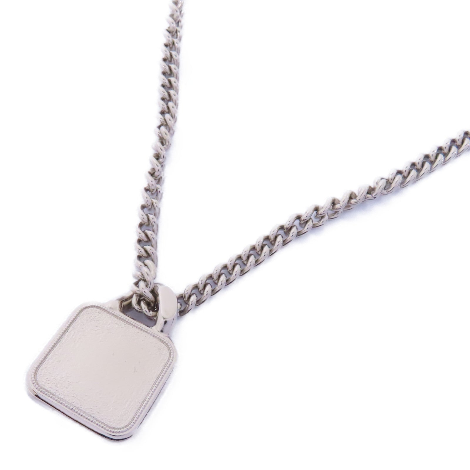 CHANEL 金屬Necklace項鍊銀色