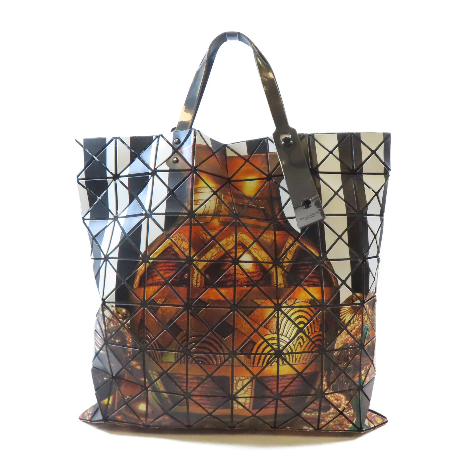 BAO BAO ISSEYMIYAKE PVC Tote Bag手挽袋黑色/白色/啡色