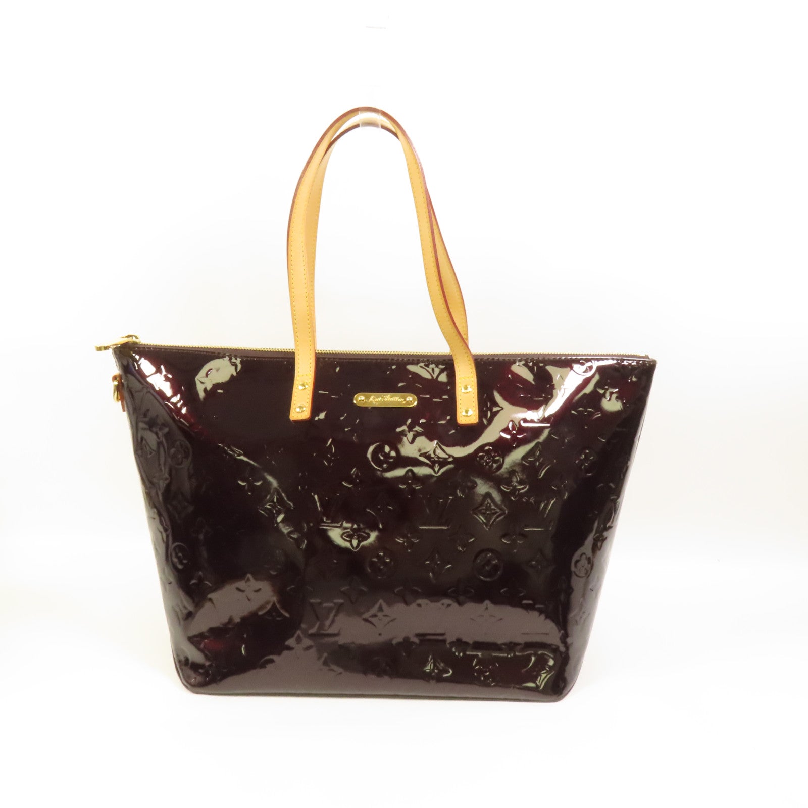 LOUIS VUITTON Vernis Bellevue GM金扣肩背袋