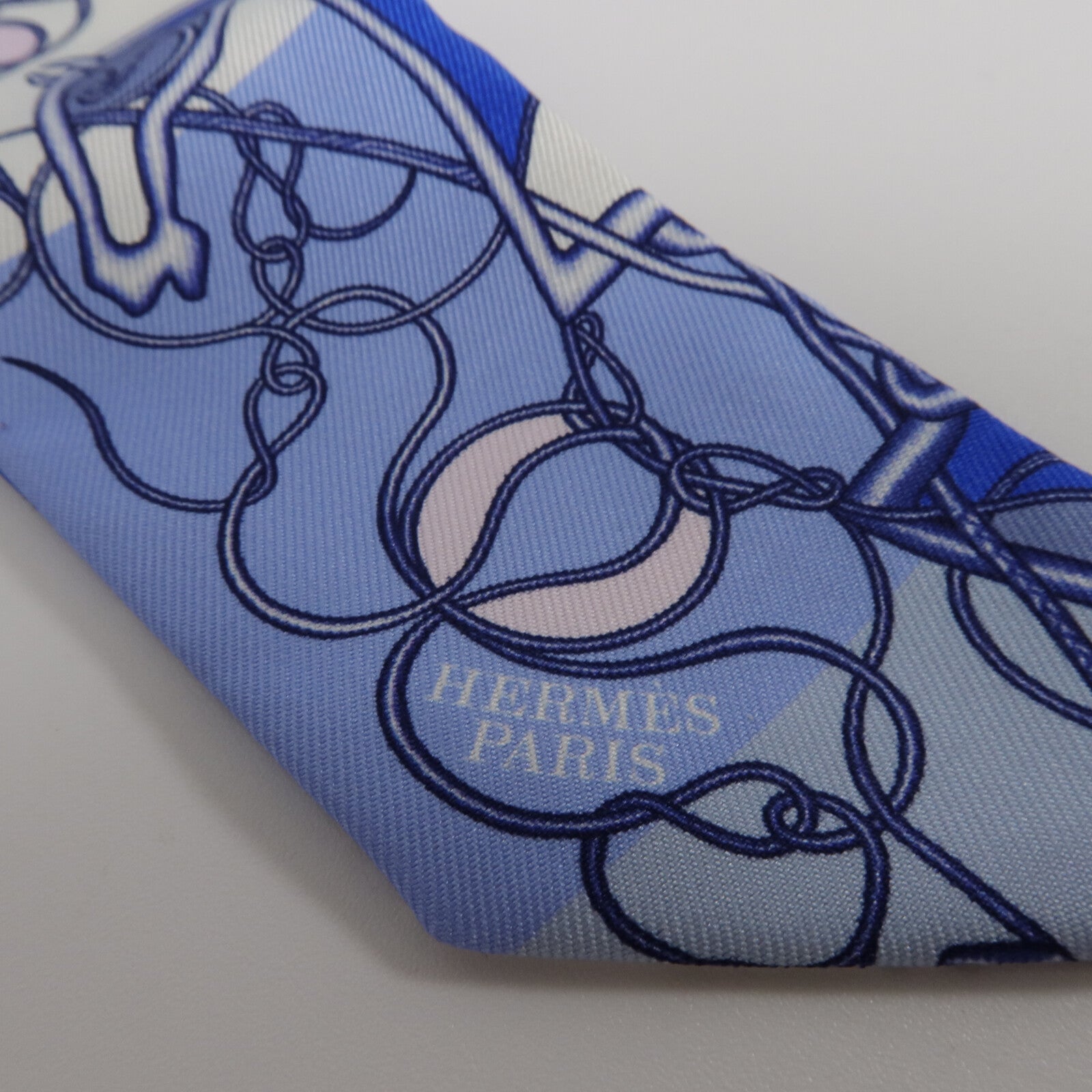 HERMES 絲質Twilly絲巾