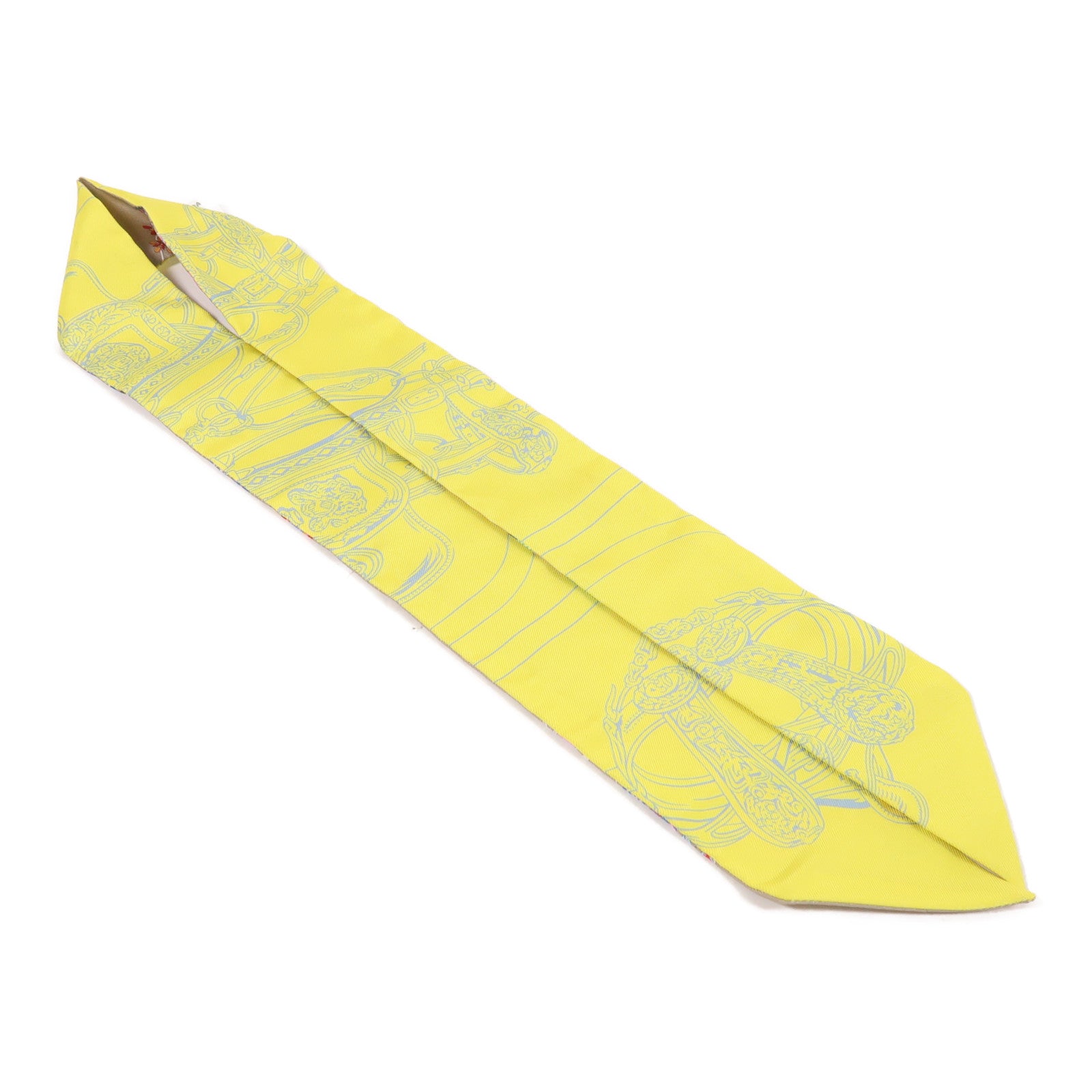 HERMES 絲質Twilly絲巾