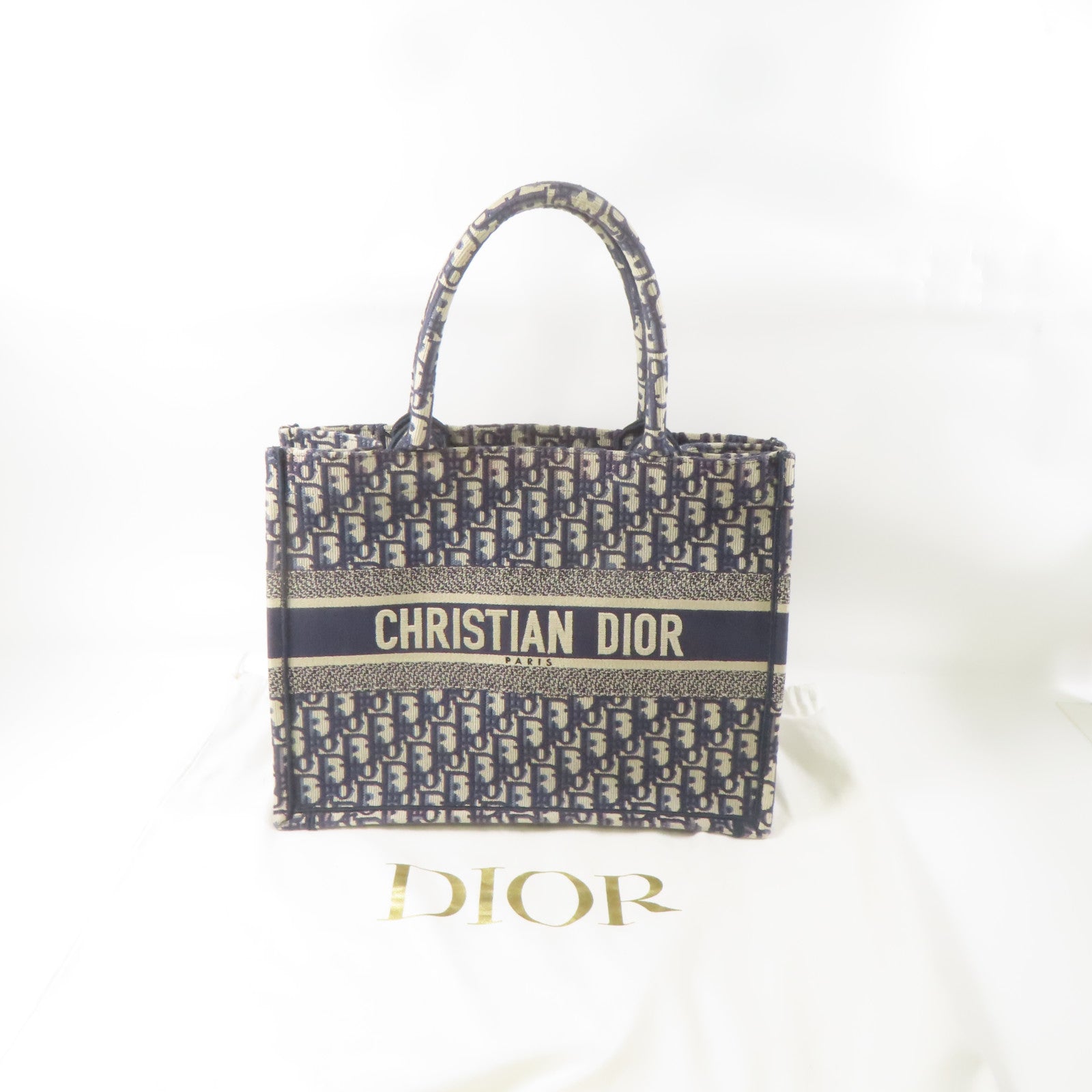 Dior 帆布Book Tote Bag手挽袋藍色