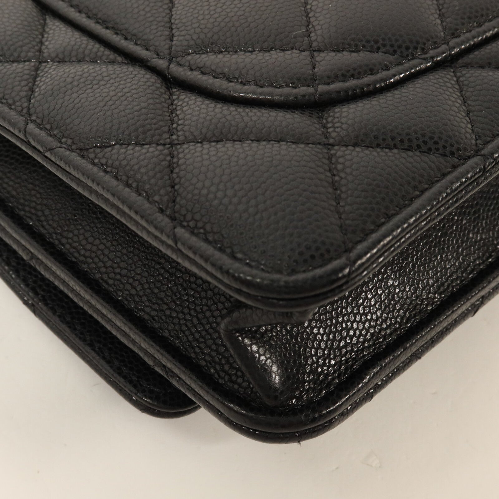 CHANEL 牛皮皮革Wallet On Chain鏈帶肩背袋