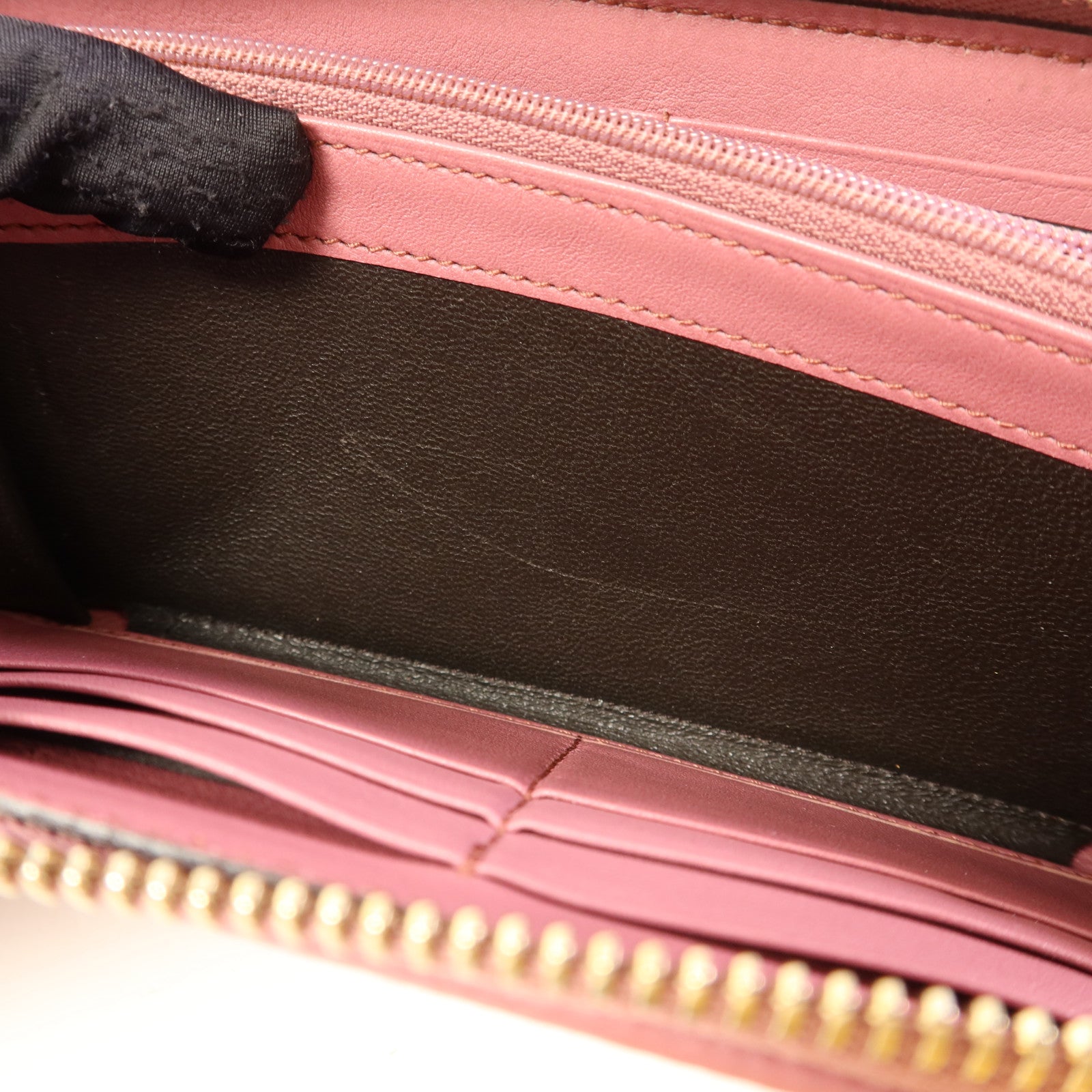 GUCCI 牛皮皮革Long Wallet金扣長錢包