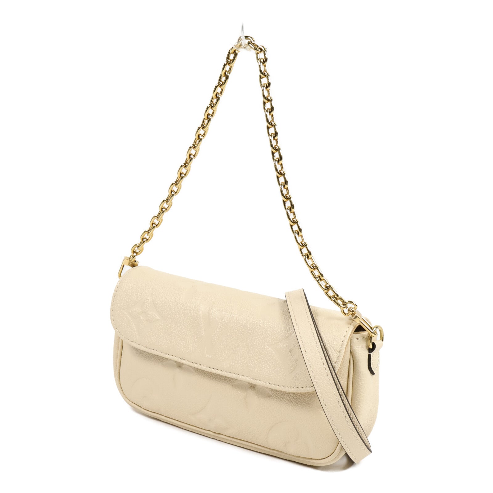 LOUIS VUITTON Monogram Empreinte Wallet on Chain Ivy肩背袋