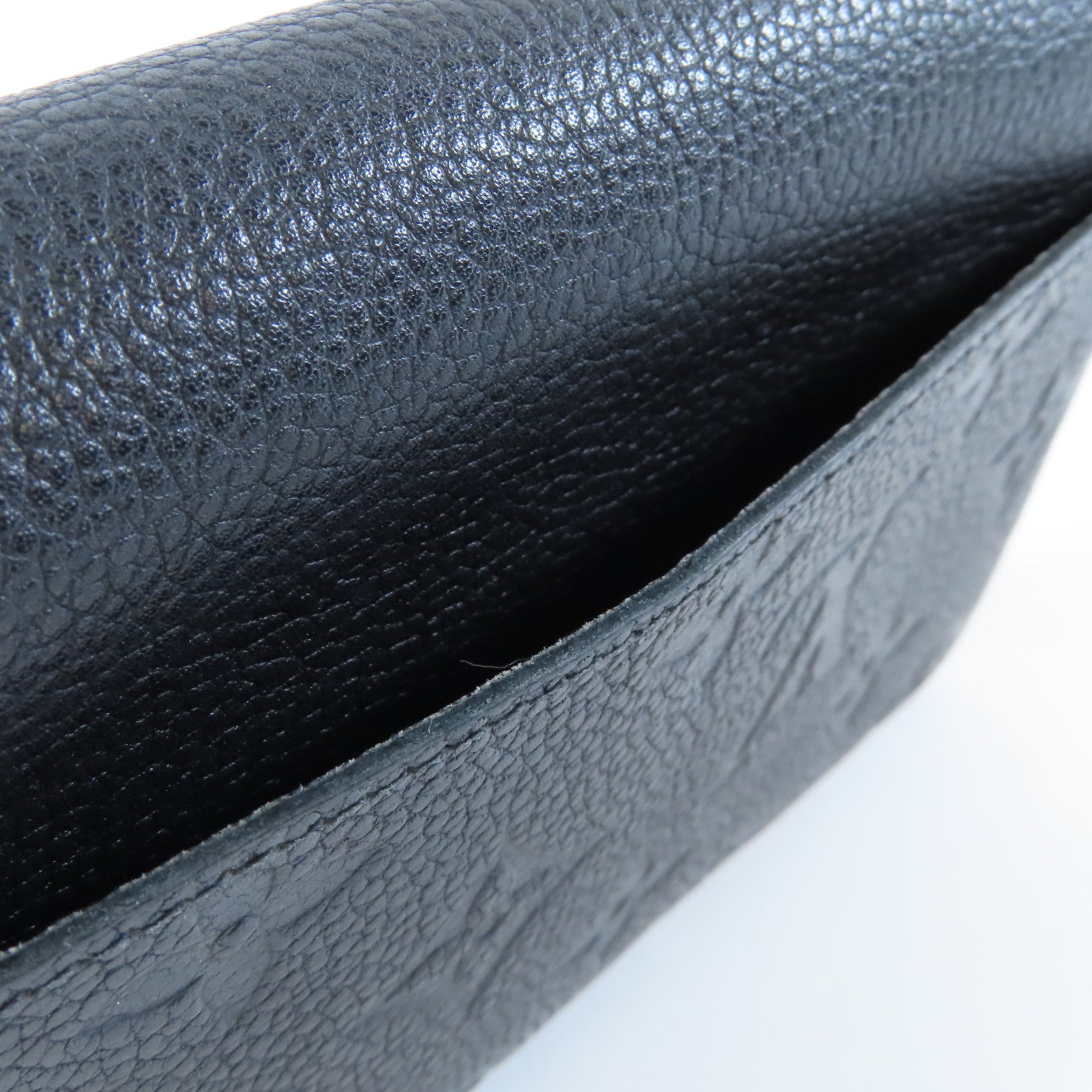 LOUIS VUITTON 【激減優惠】Monogram Empreinte Long Wallet金扣錢包黑色