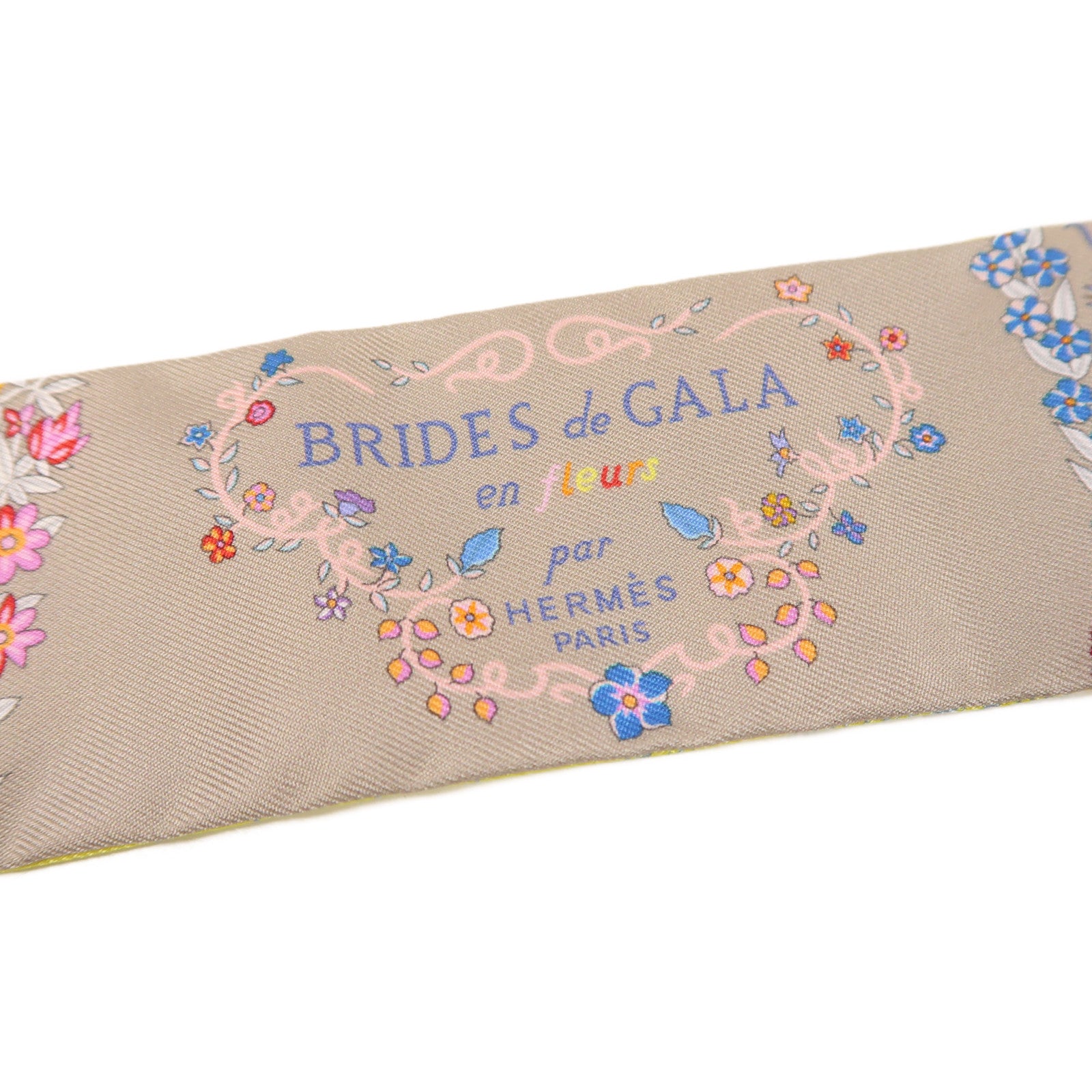 HERMES 絲質Twilly絲巾