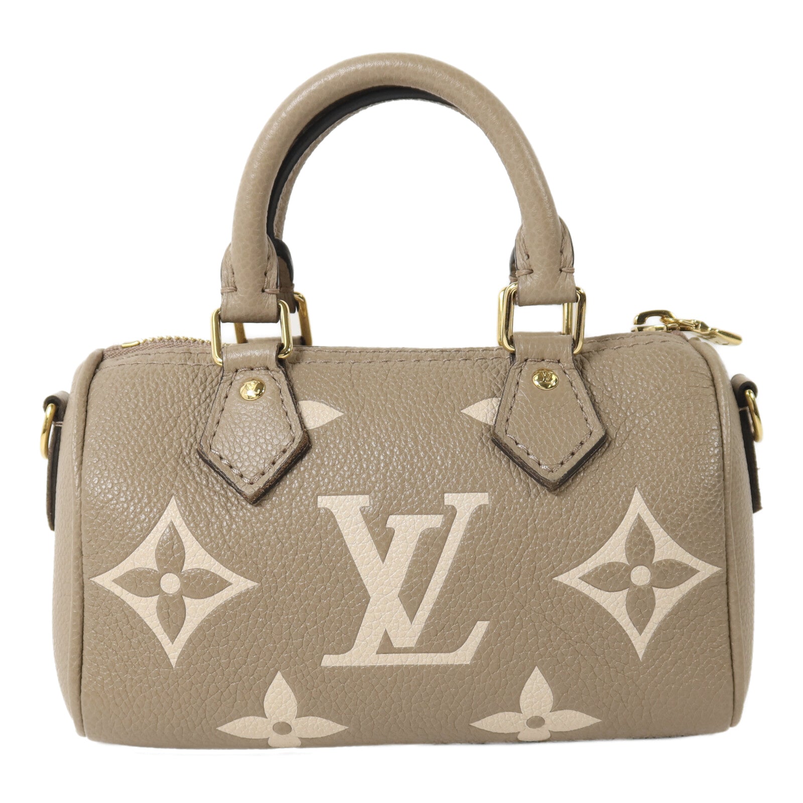 LOUIS VUITTON Monogram Empreinte Nano Speedy手挽肩背兩用袋